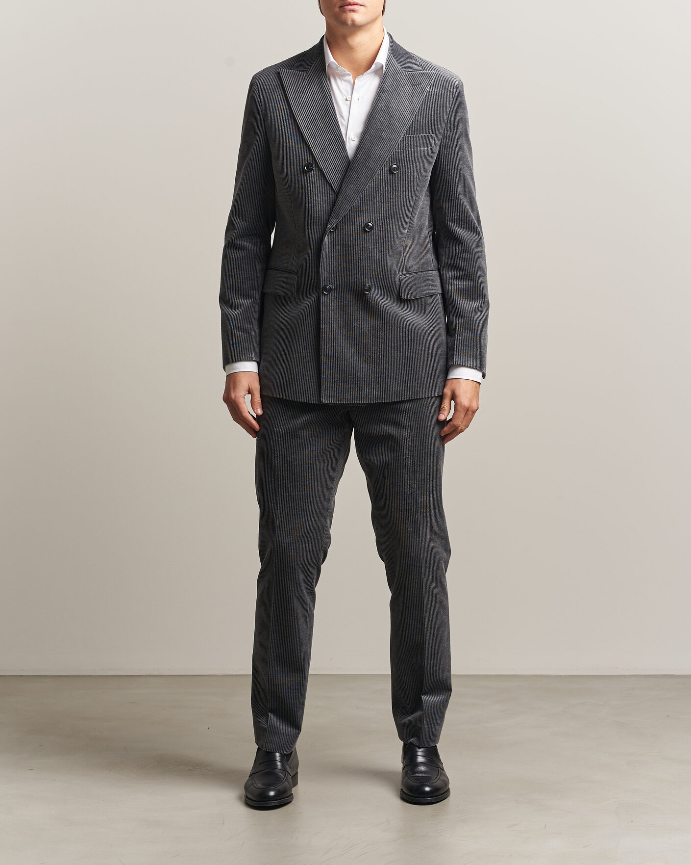 Heren | Blazers | Oscar Jacobson | Farris Corduroy Blazer Grey