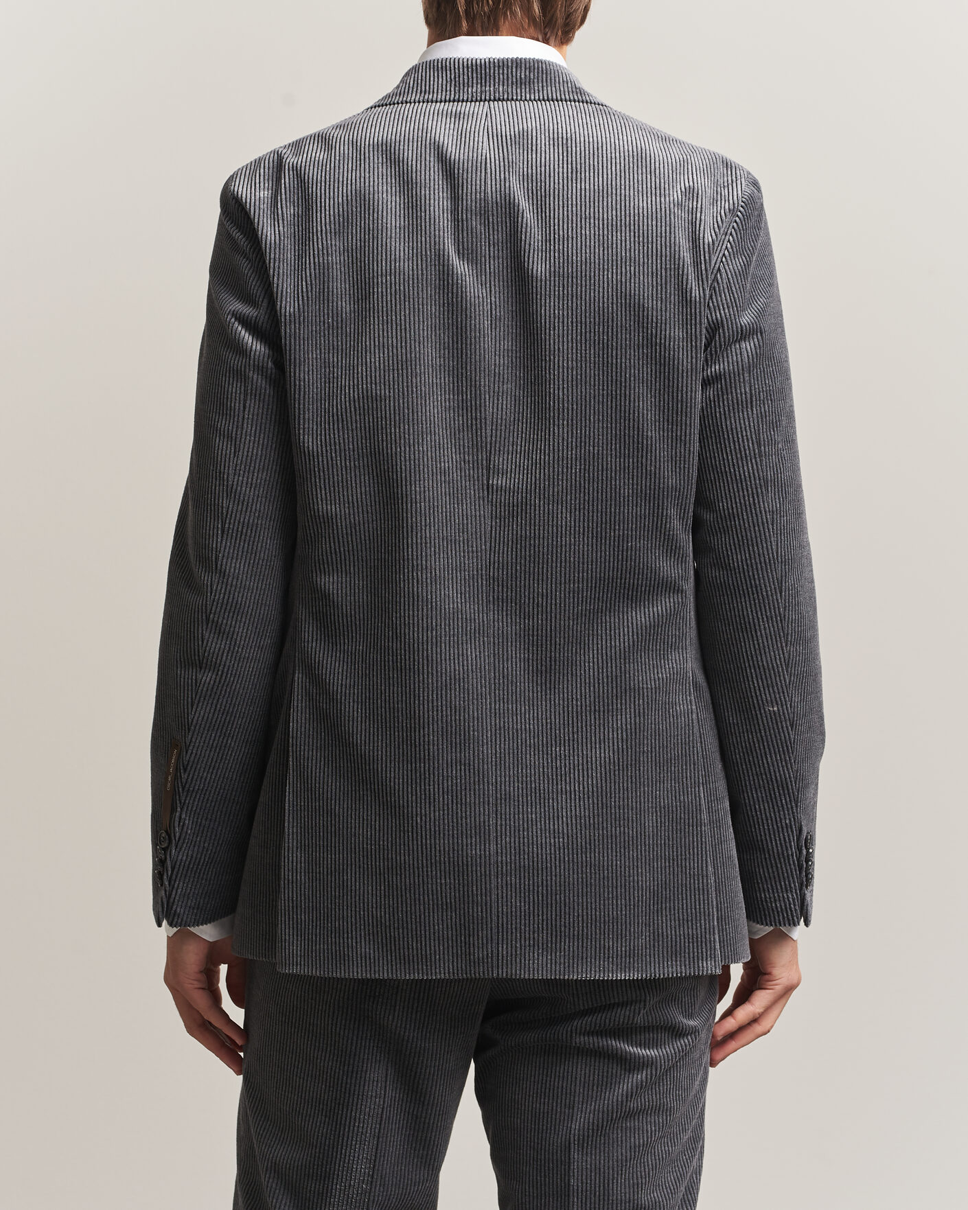 Heren | Blazers | Oscar Jacobson | Farris Corduroy Blazer Grey