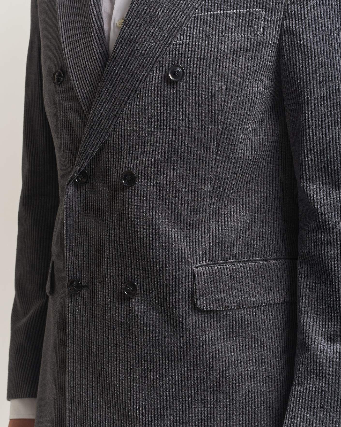 Heren | Blazers | Oscar Jacobson | Farris Corduroy Blazer Grey