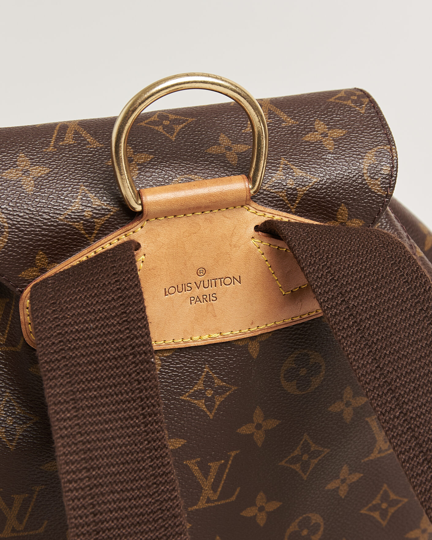 Heren | Pre-Owned & Vintage Bags | Louis Vuitton Pre-Owned | Montsouris GM Backpack Monogram