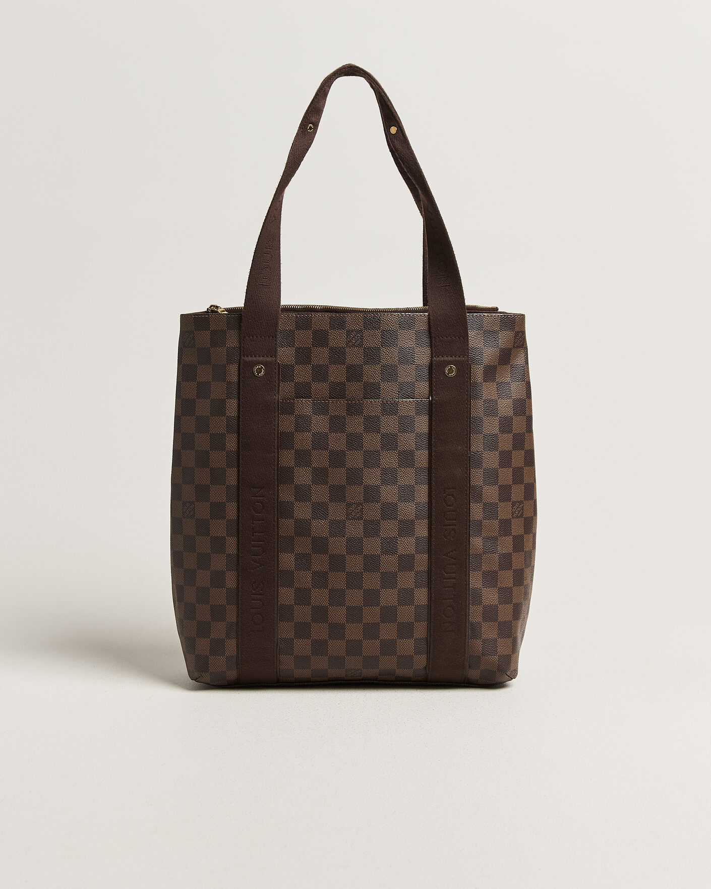 Heren | Pre-Owned & Vintage Bags | Louis Vuitton Pre-Owned | Cabas Bobur Tote Bag Damier Ebene
