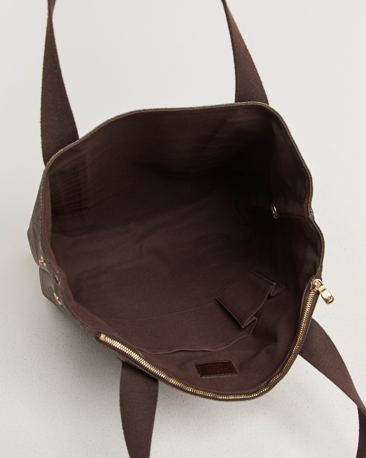 Heren | Pre-Owned & Vintage Bags | Louis Vuitton Pre-Owned | Cabas Bobur Tote Bag Damier Ebene