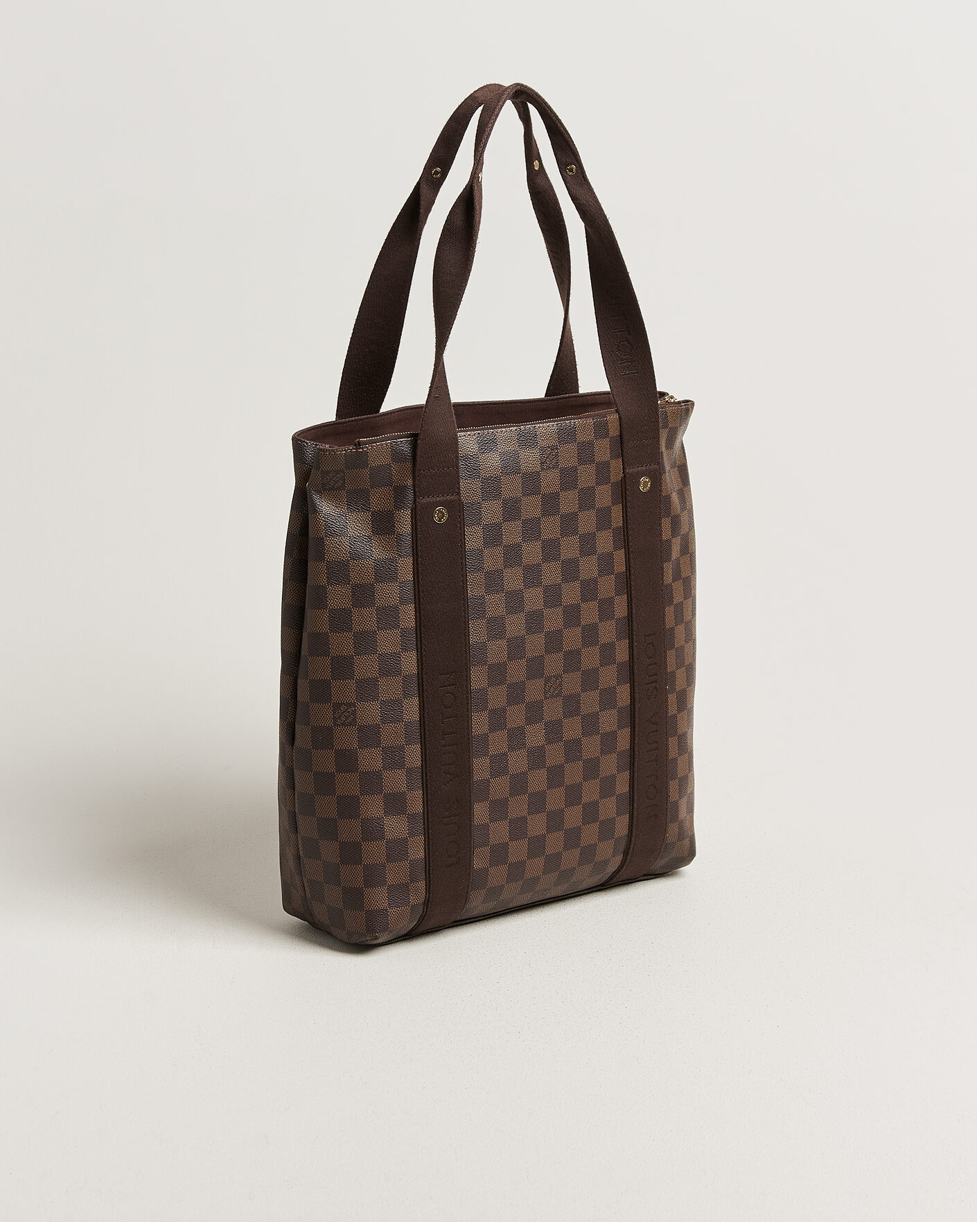 Heren | Pre-Owned & Vintage Bags | Louis Vuitton Pre-Owned | Cabas Bobur Tote Bag Damier Ebene