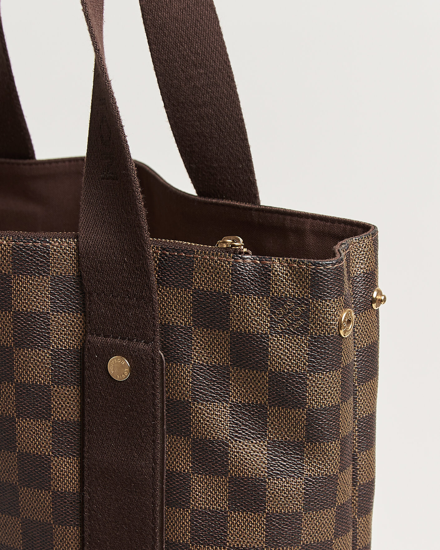 Heren | Pre-Owned & Vintage Bags | Louis Vuitton Pre-Owned | Cabas Bobur Tote Bag Damier Ebene