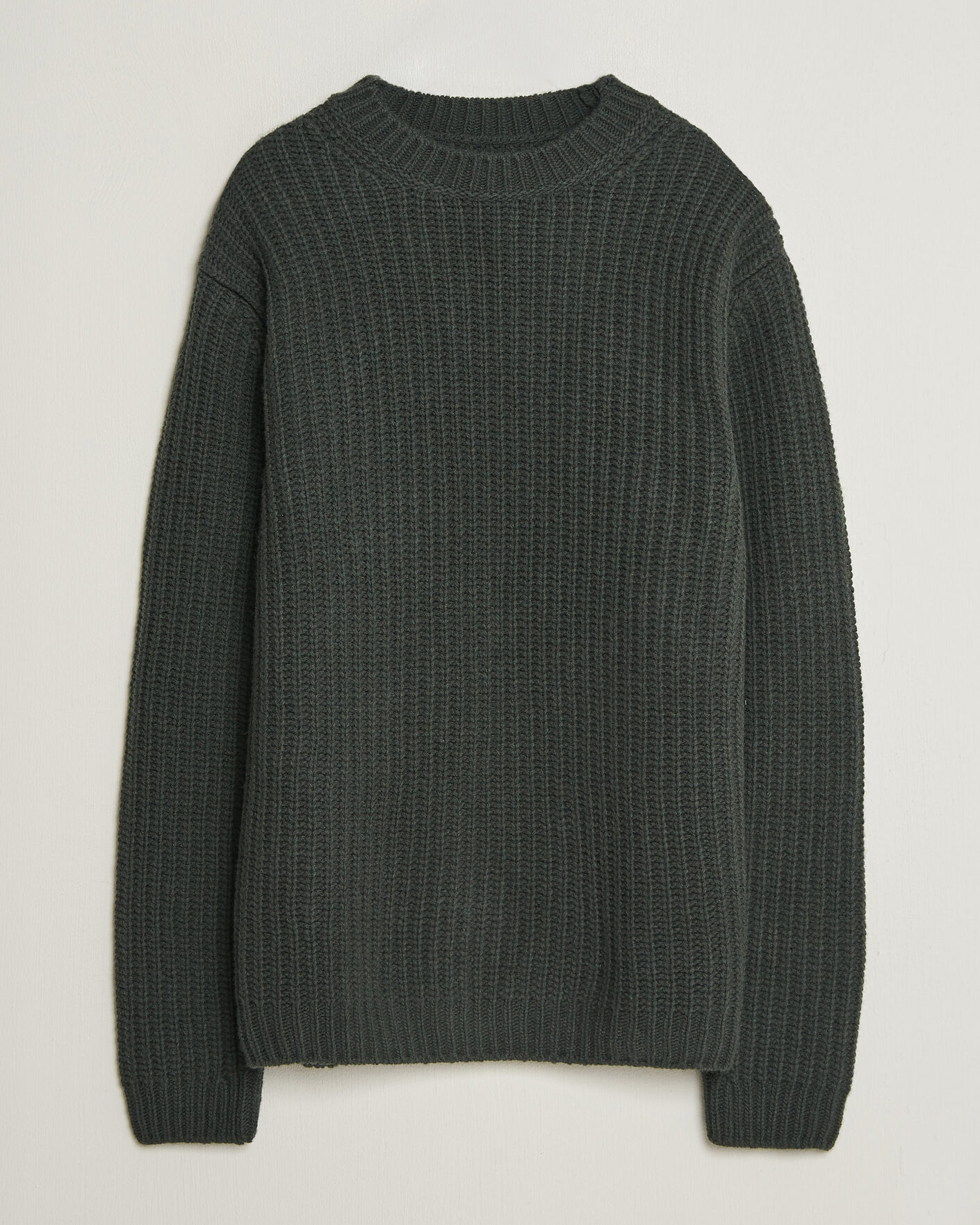 Heren | Truien | Nudie Jeans | Gurry Chunky Knitted Sweater Racing Green