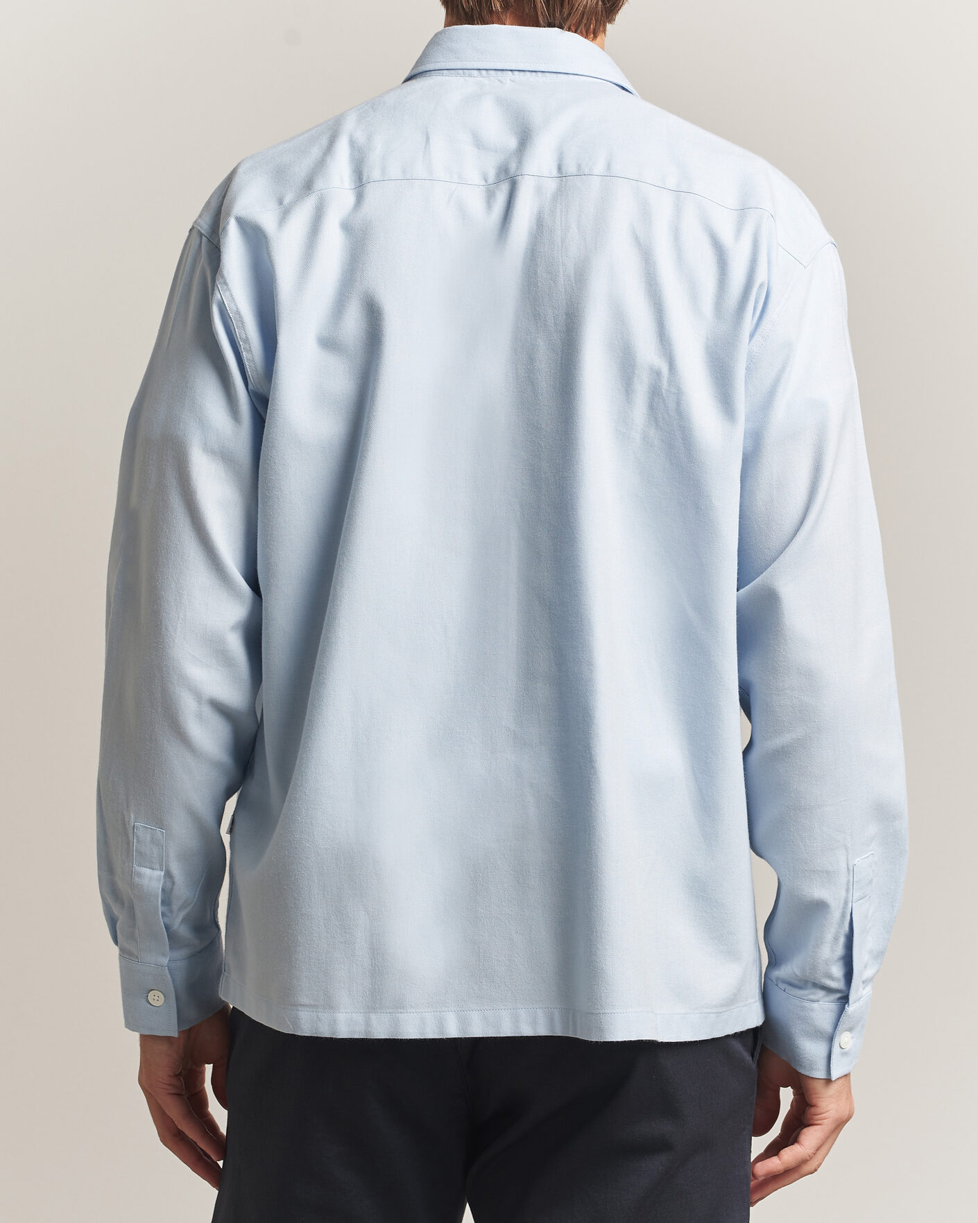 Heren | Overhemden | NN07 | Deon Brushed Light Flannel Shirt Sky Mist