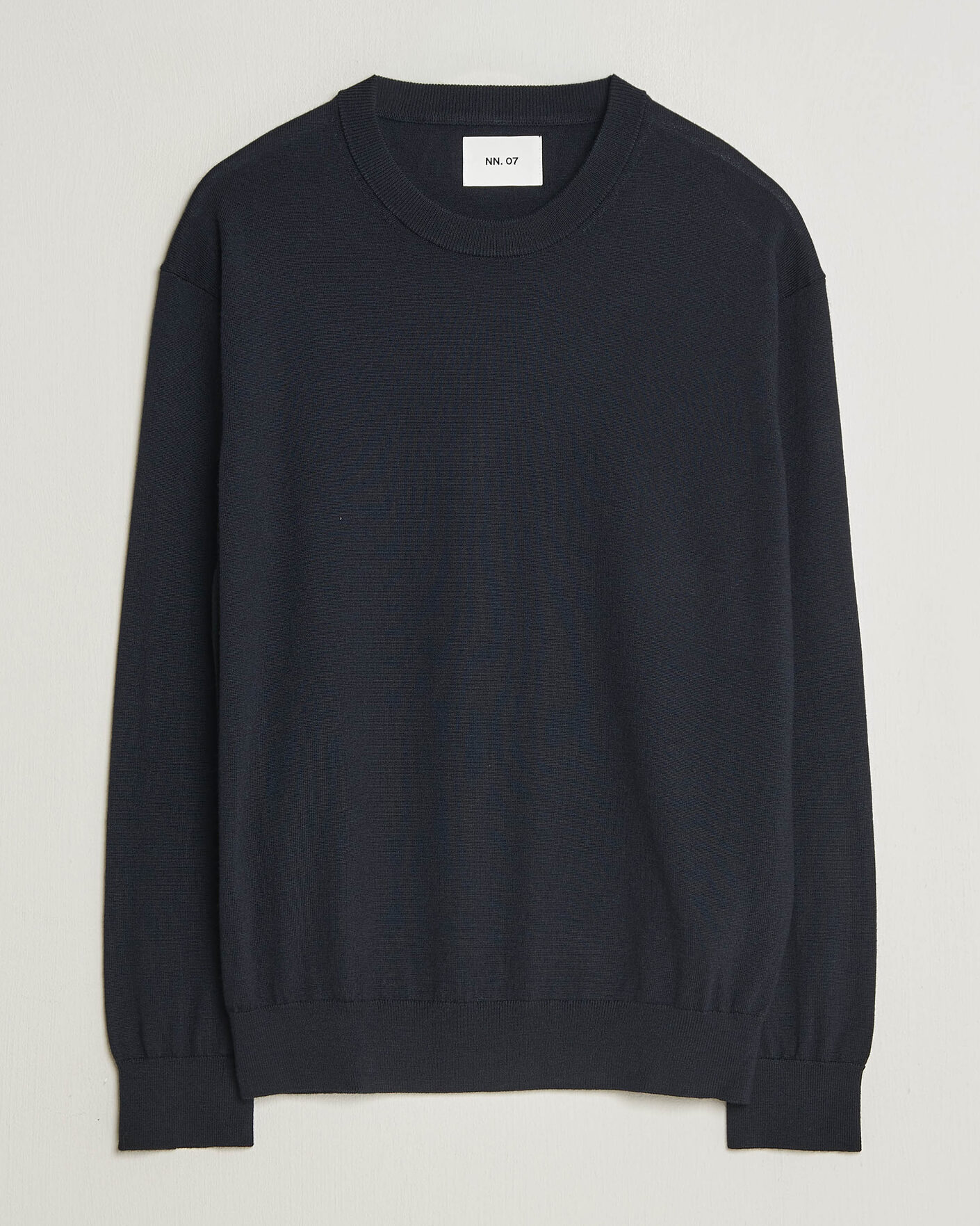 Heren | Truien | NN07 | Nate Wool Knitted Crew Neck Deep Navy