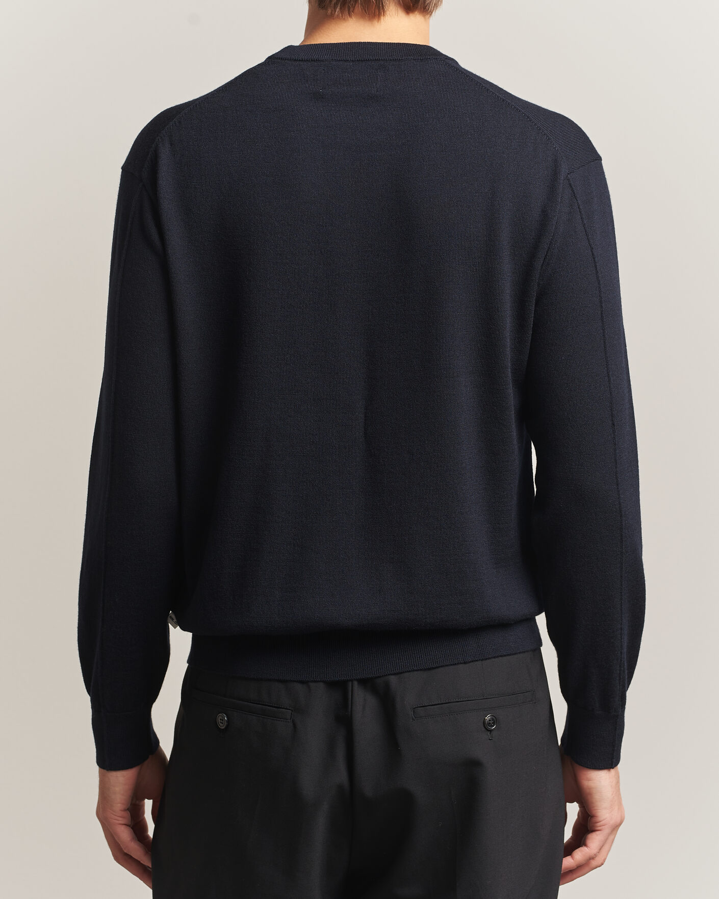 Heren | Truien | NN07 | Nate Wool Knitted Crew Neck Deep Navy