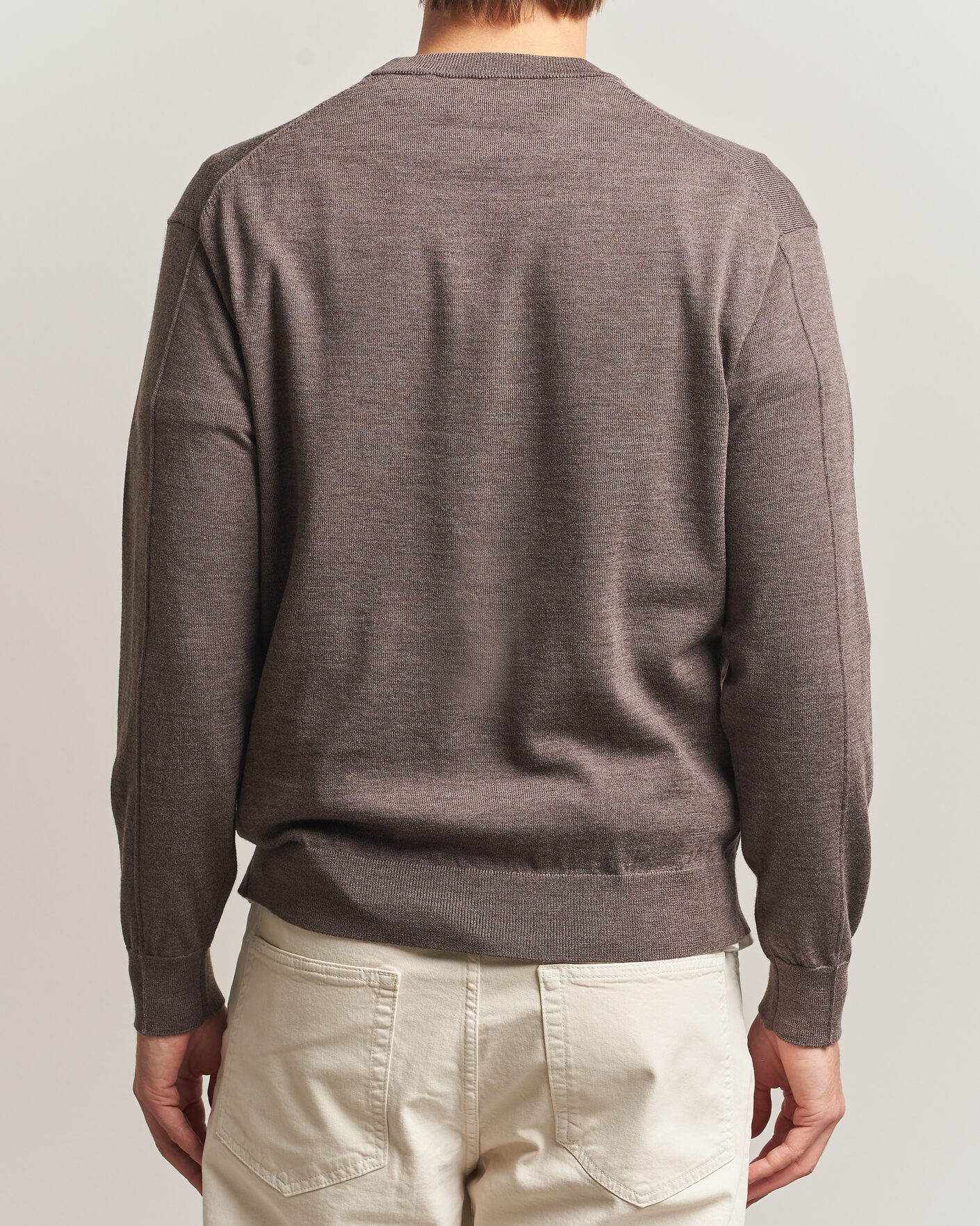 Heren | Truien | NN07 | Nate Wool Knitted Crew Neck Mable Husk