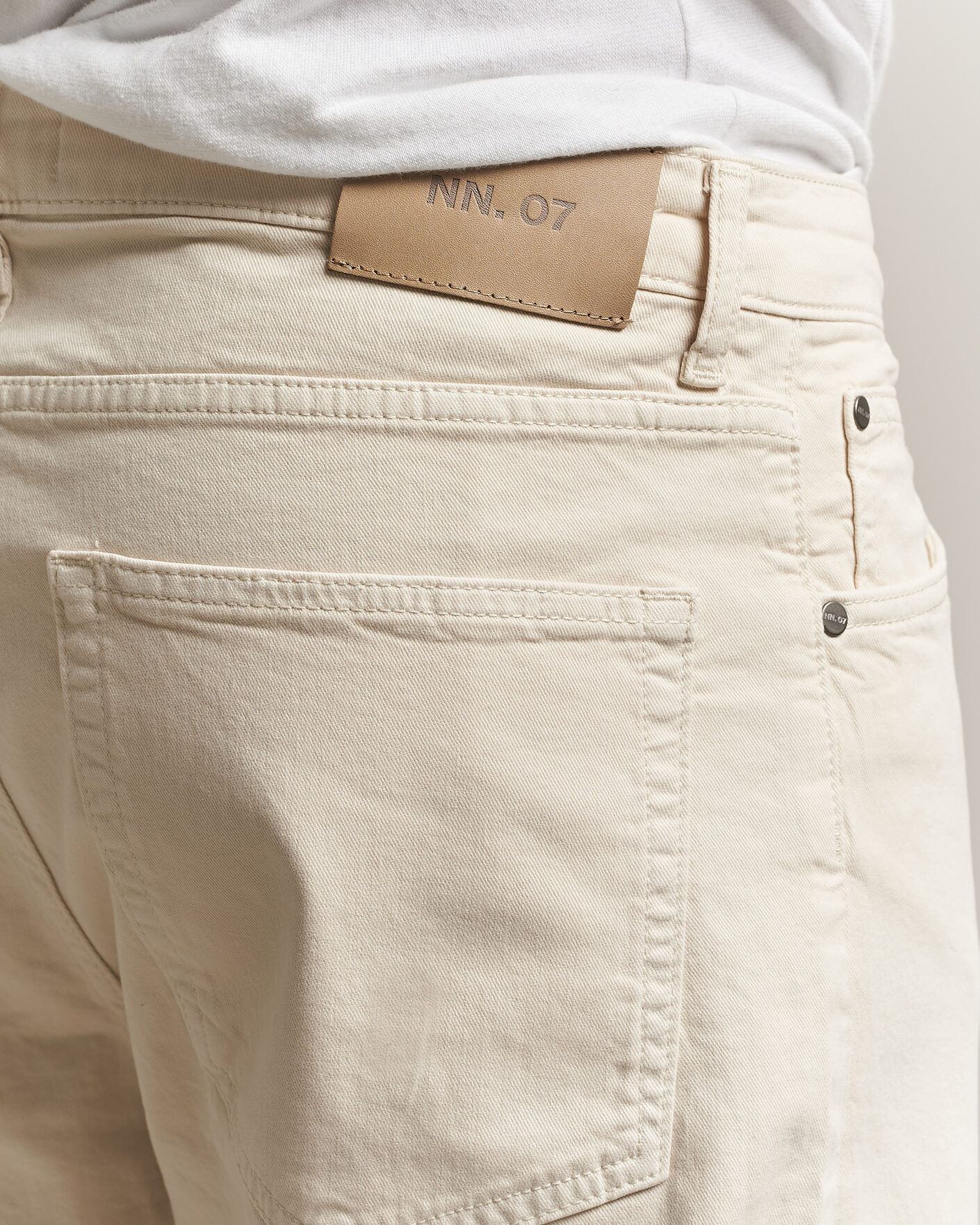 Heren | Broeken | NN07 | Otis Relaxed Fit 5-Pocket Pants Ivory