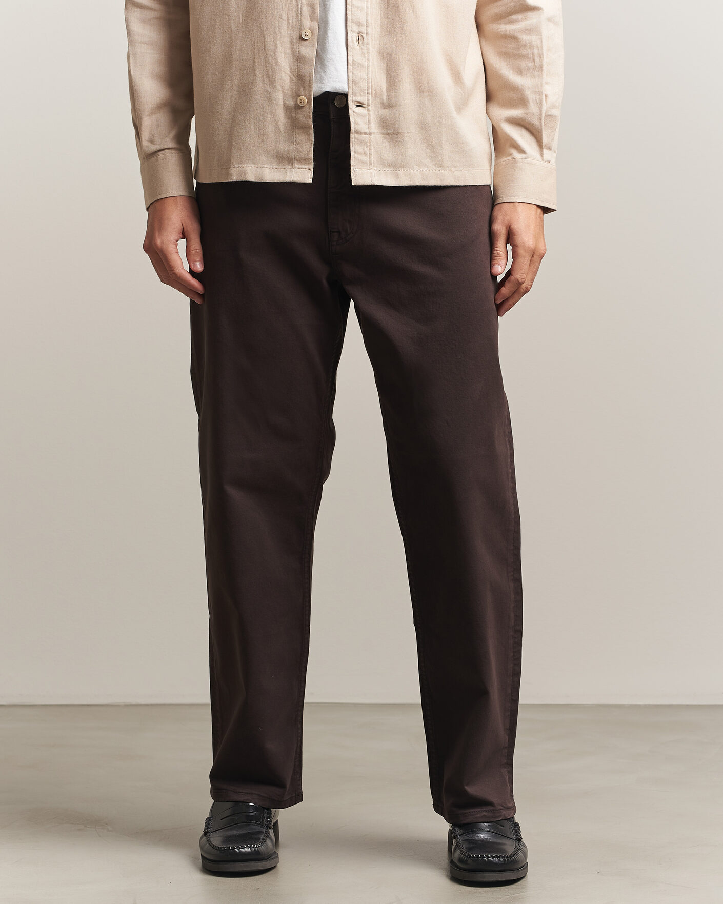 Heren | Broeken | NN07 | Otis Relaxed Fit 5-Pocket Pants Deep Truffle