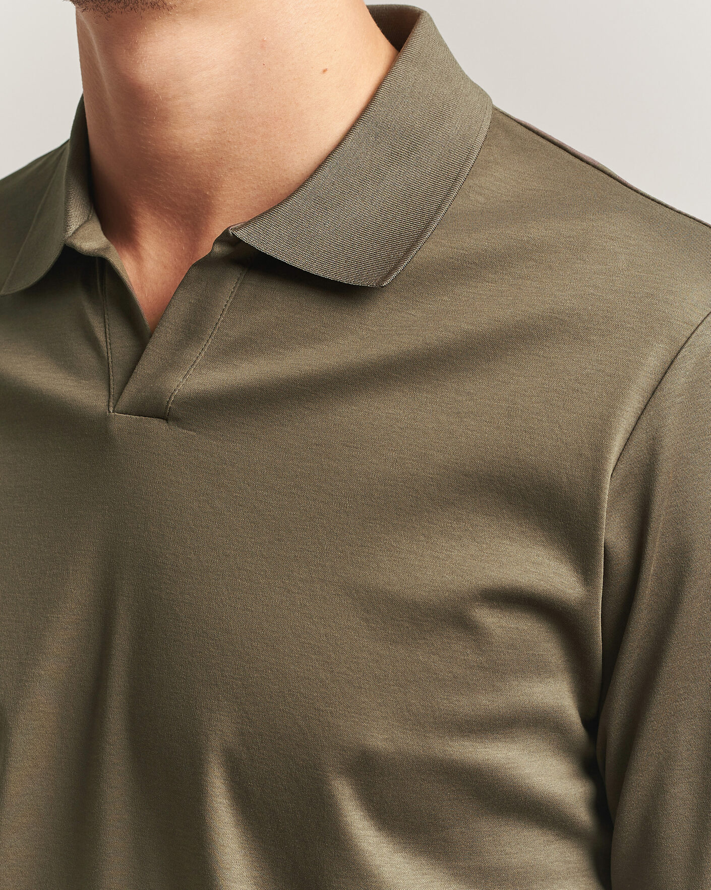 Heren | Polo's | NN07 | Paul Long Sleeve Polo Mable Husk