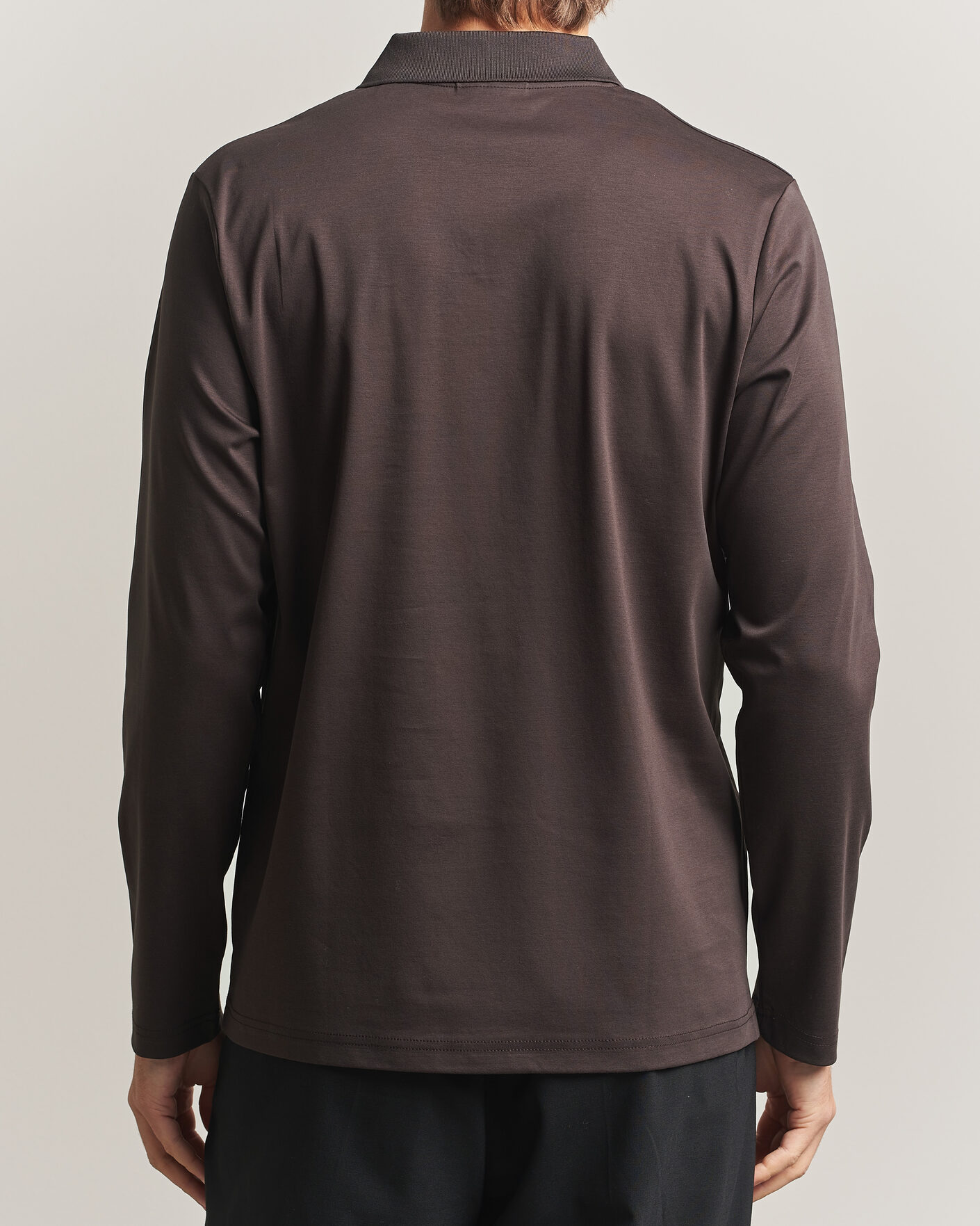 Heren | Polo's | NN07 | Paul Long Sleeve Polo Deep Truffle