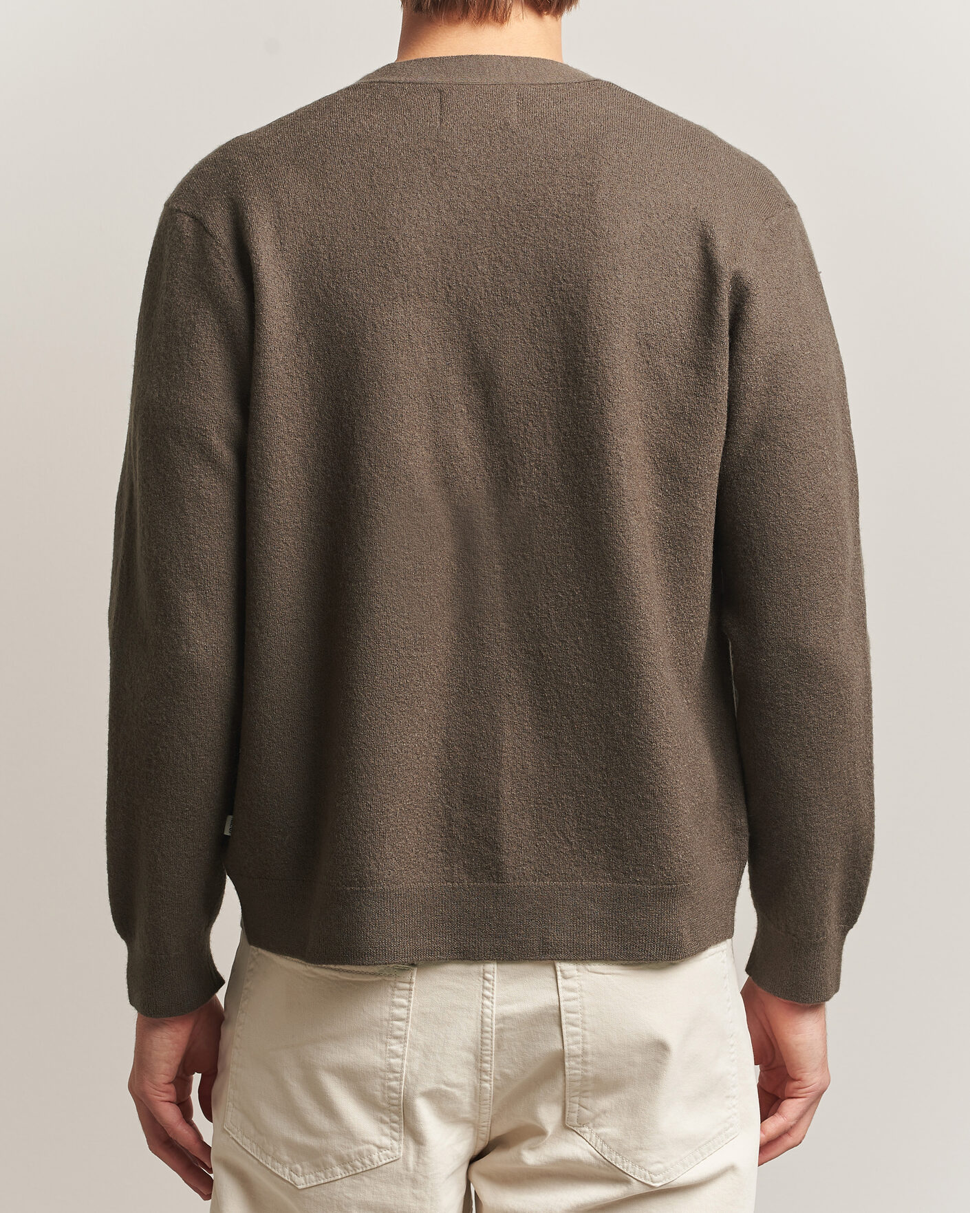 Heren | Truien | NN07 | Jasper Wool Knitted Cardigan Mable Husk