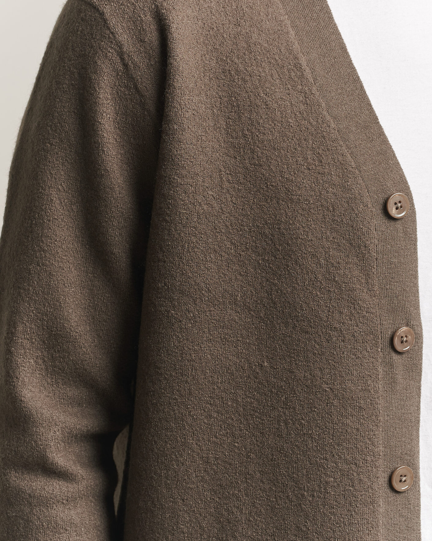 Heren | Truien | NN07 | Jasper Wool Knitted Cardigan Mable Husk