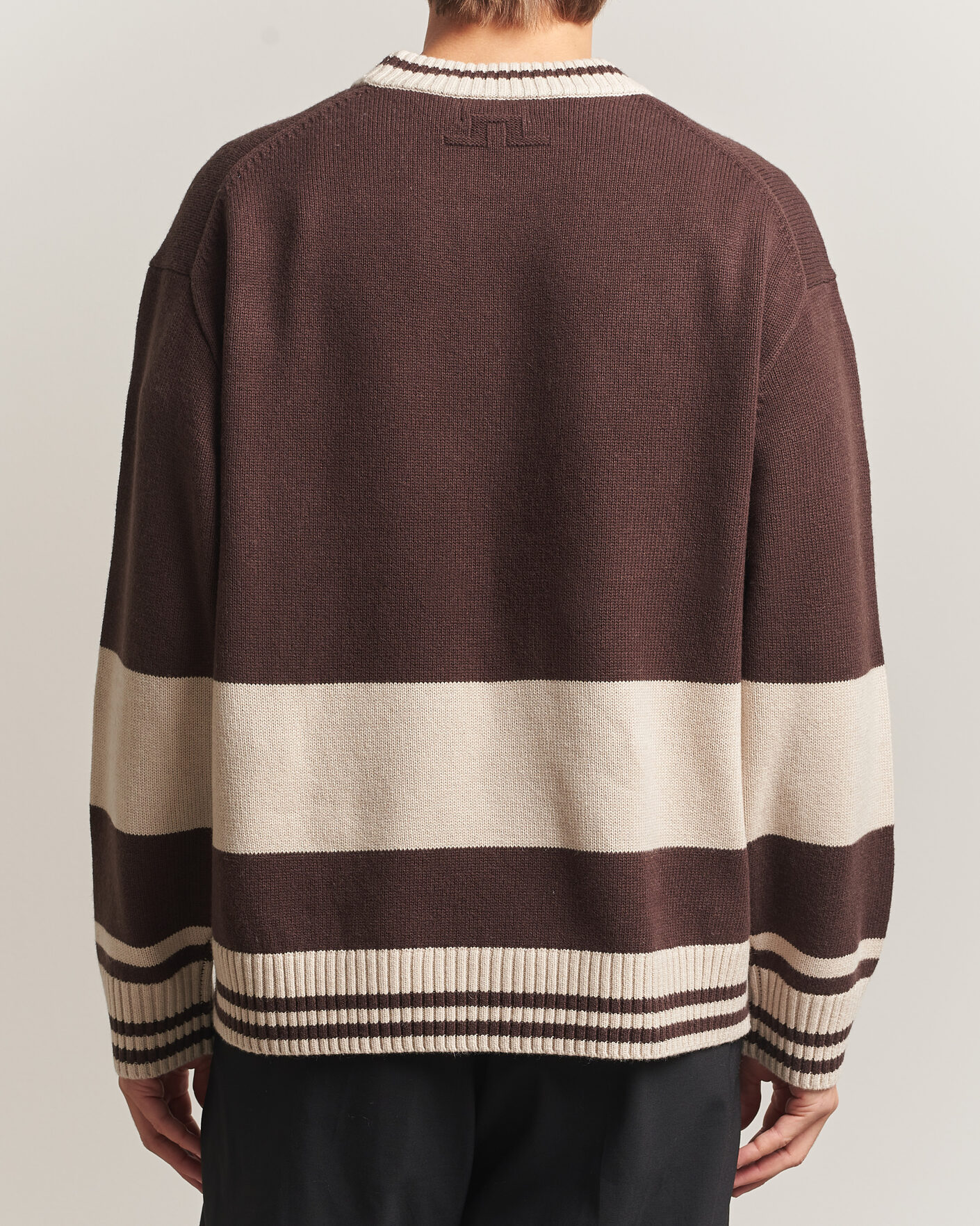 Heren | Truien | J.Lindeberg | Steve Mountin Knitted Sweater Seal Brown