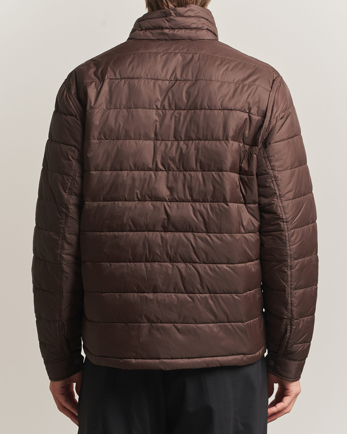 Heren | Jassen | J.Lindeberg | Bailey Light Padded Jacket Seal Brown
