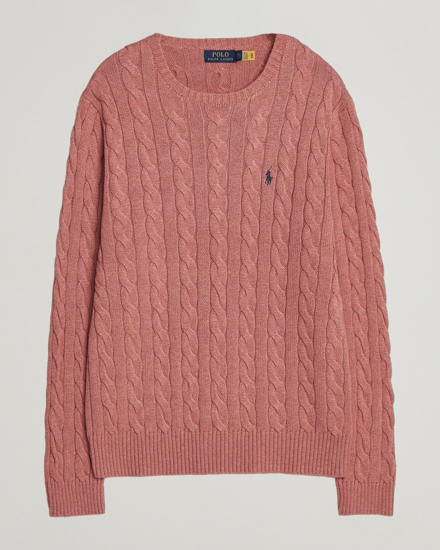 Heren | Truien | Polo Ralph Lauren | Cotton Cable Pullover Faded Cranberry Heather