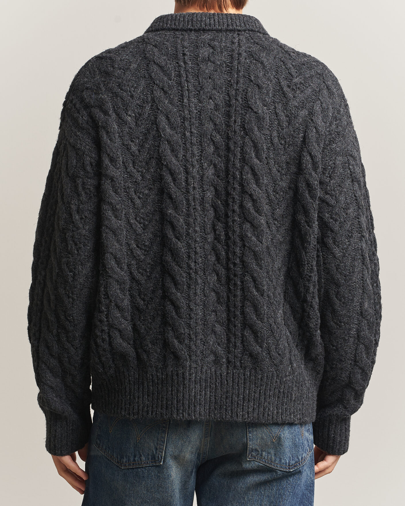 Heren | Truien | Polo Ralph Lauren | Wool Blend Aran Sweater Hawks Eye Heather