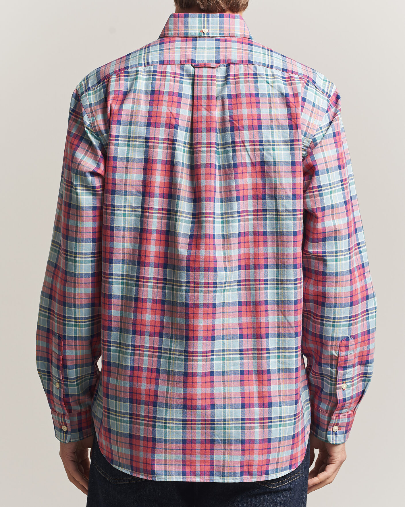 Heren | Overhemden | Polo Ralph Lauren | Classic Fit Checked Oxford Sport Shirt Red Dusty Blue