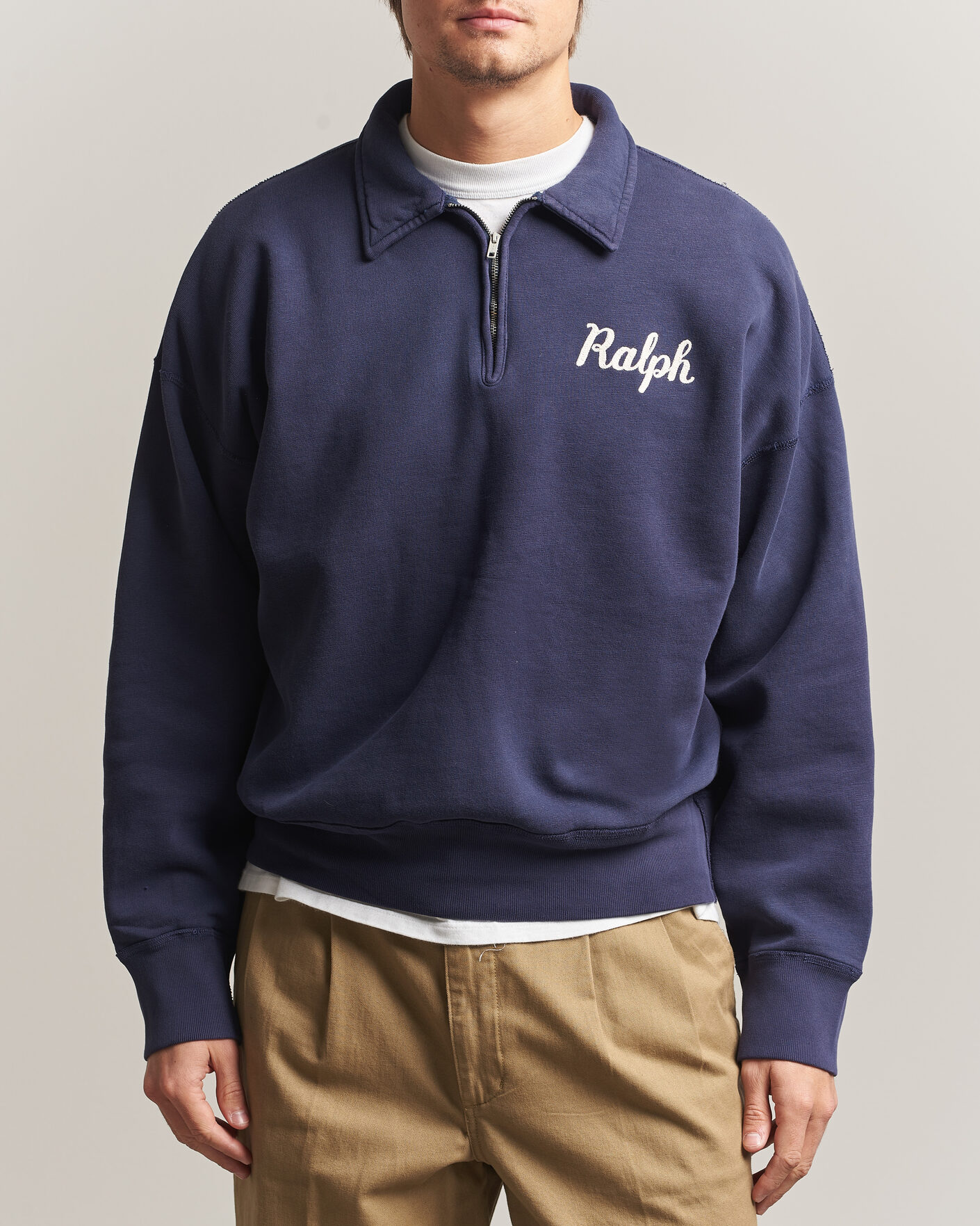 Heren | Truien | Polo Ralph Lauren | Knit Half Zip Sweatshirt Dark Cobolt