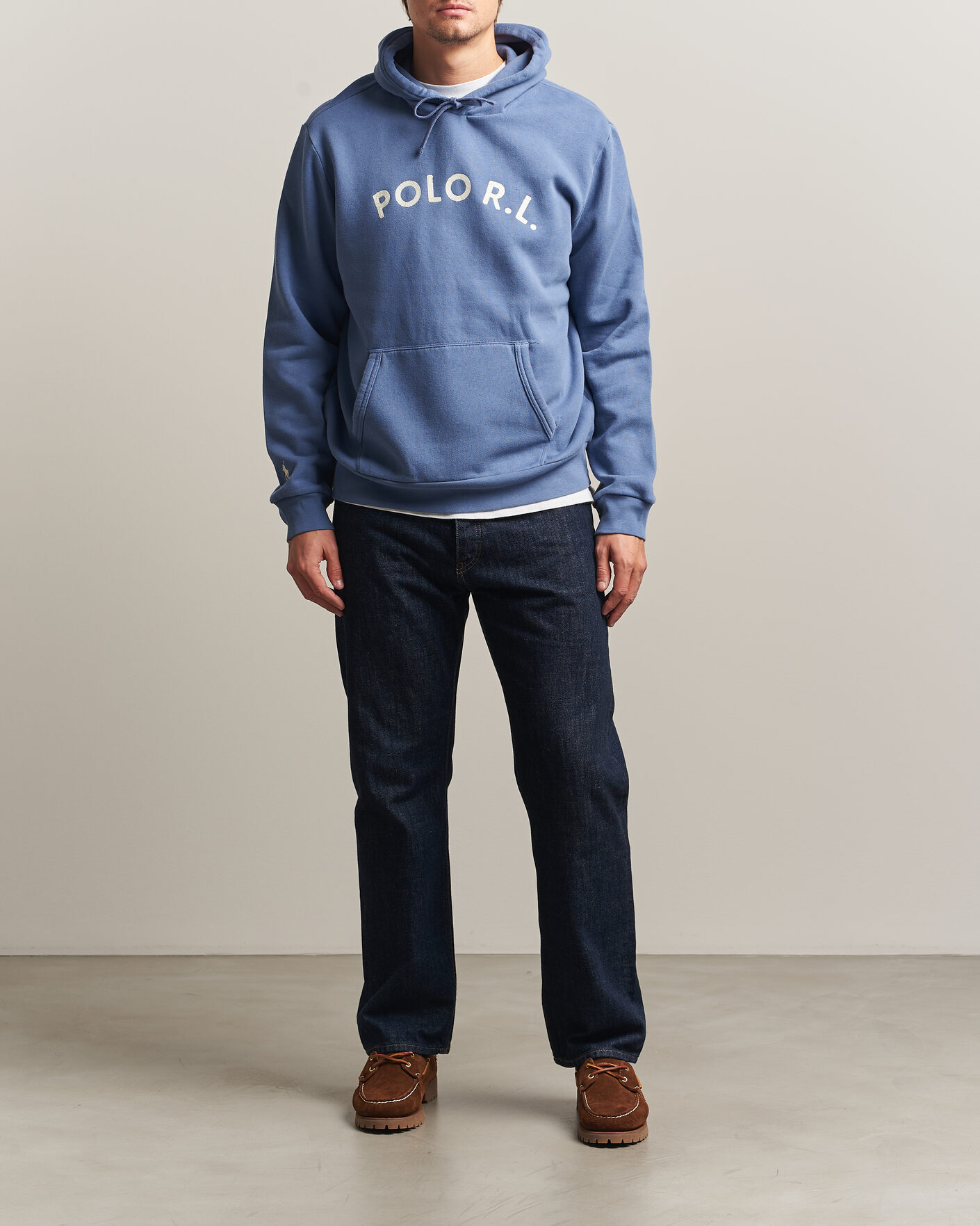 Heren | Truien | Polo Ralph Lauren | Cotton Chest Logo Hood Carson Blue