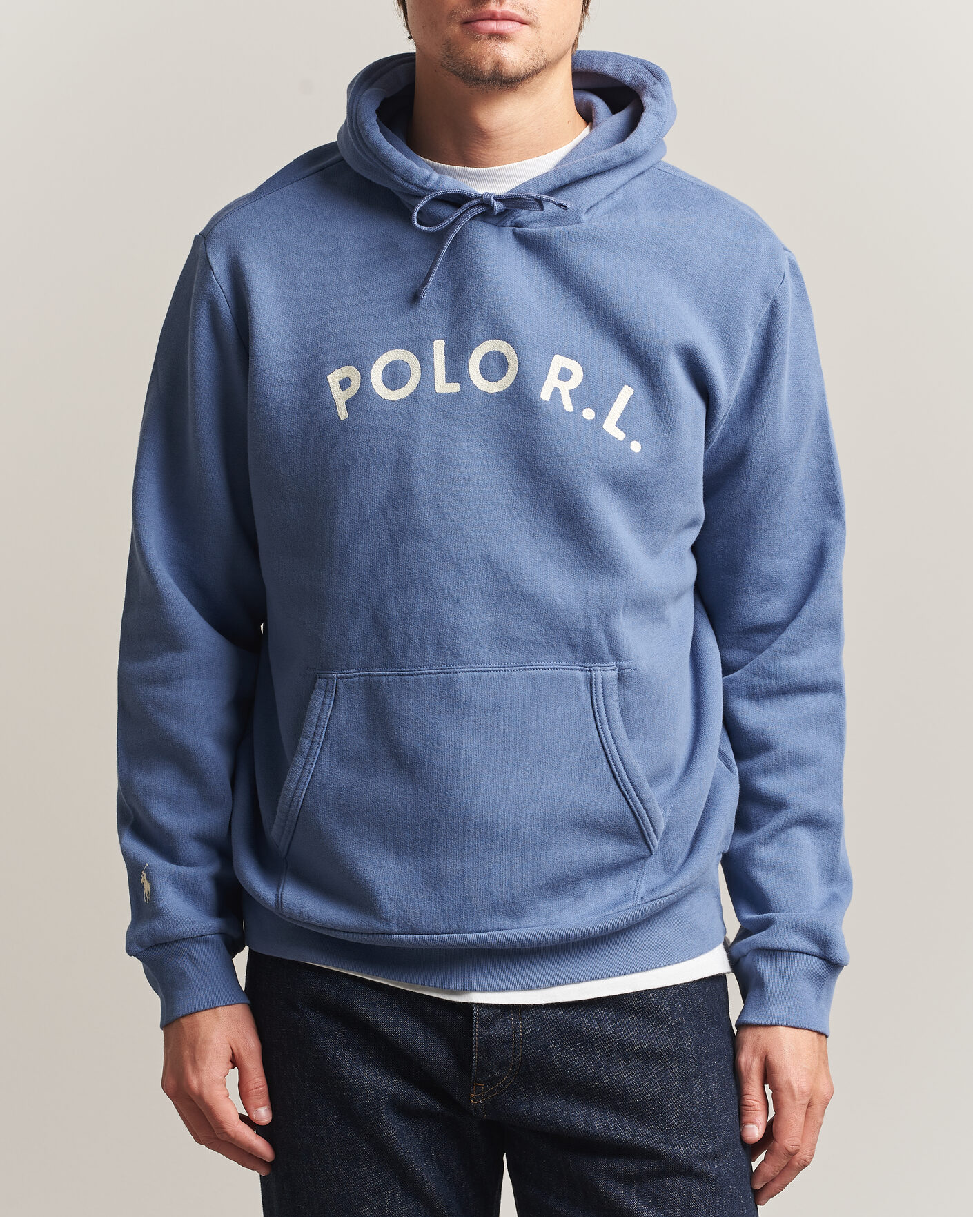 Heren | Truien | Polo Ralph Lauren | Cotton Chest Logo Hood Carson Blue