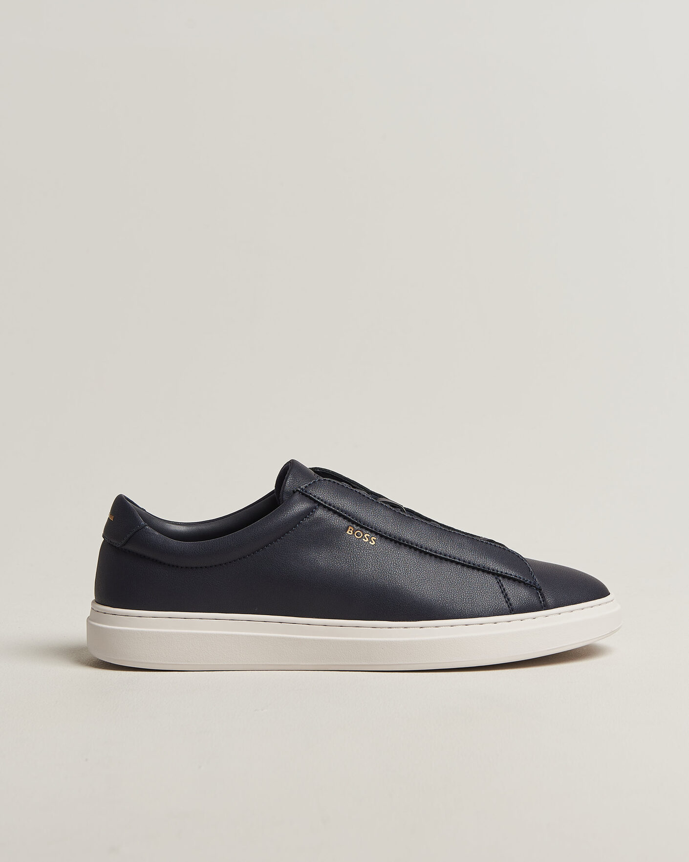 Heren | Sneakers | BOSS BLACK | Kieran Leather Sneaker Dark Blue