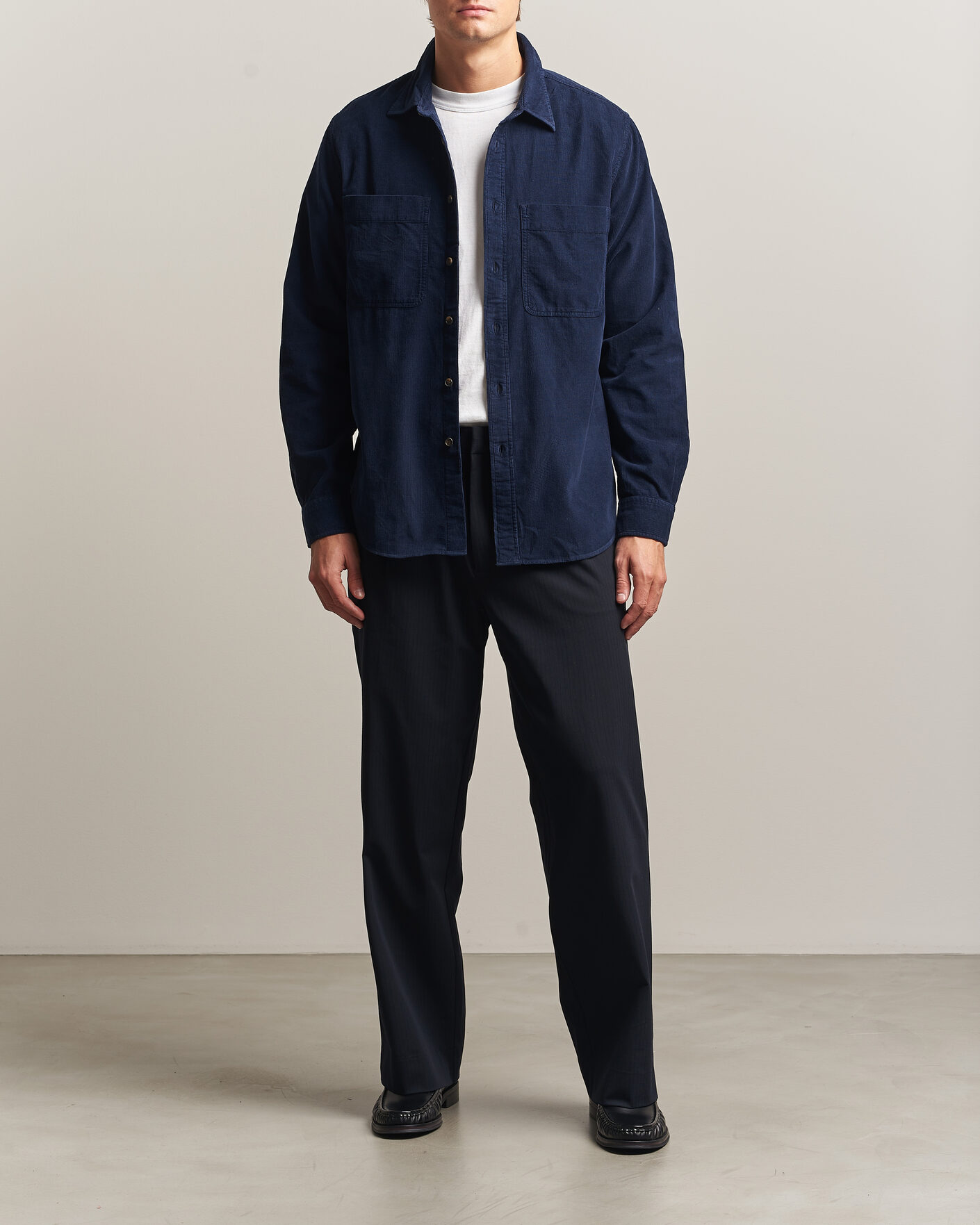 Heren | Overhemden | PS Paul Smith | Casual Fit Corduroy Shirt Navy