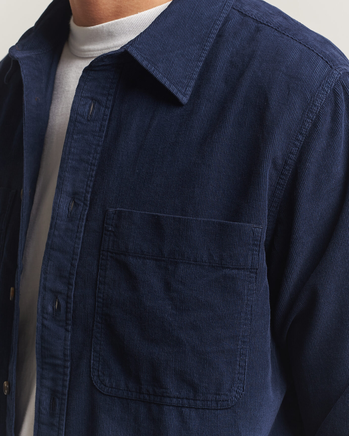 Heren | Overhemden | PS Paul Smith | Casual Fit Corduroy Shirt Navy