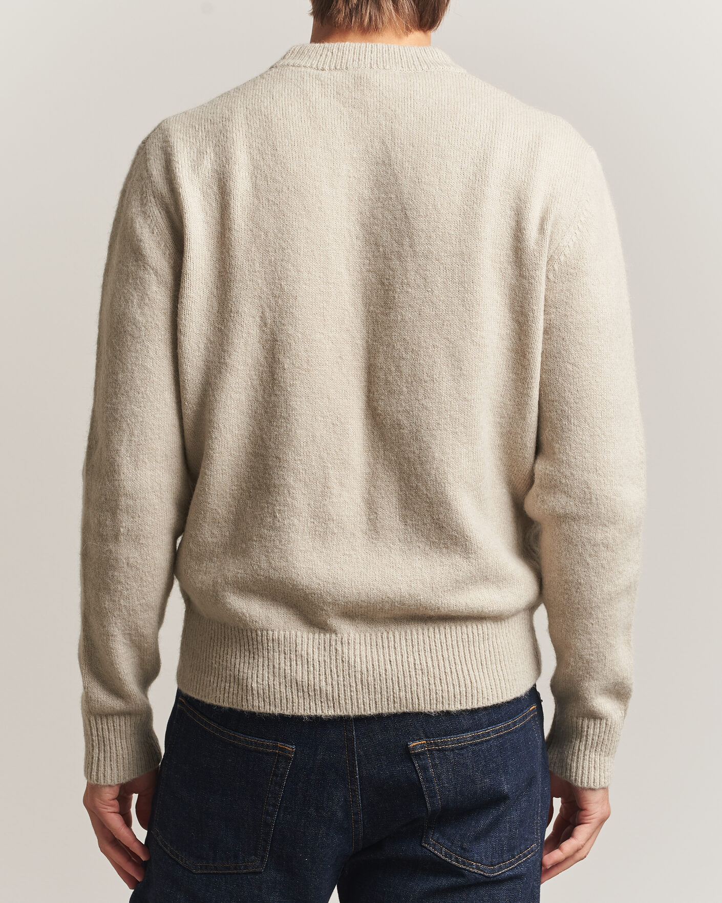 Heren | Truien | Sunflower | Moon Alpaca Sweater Pebble