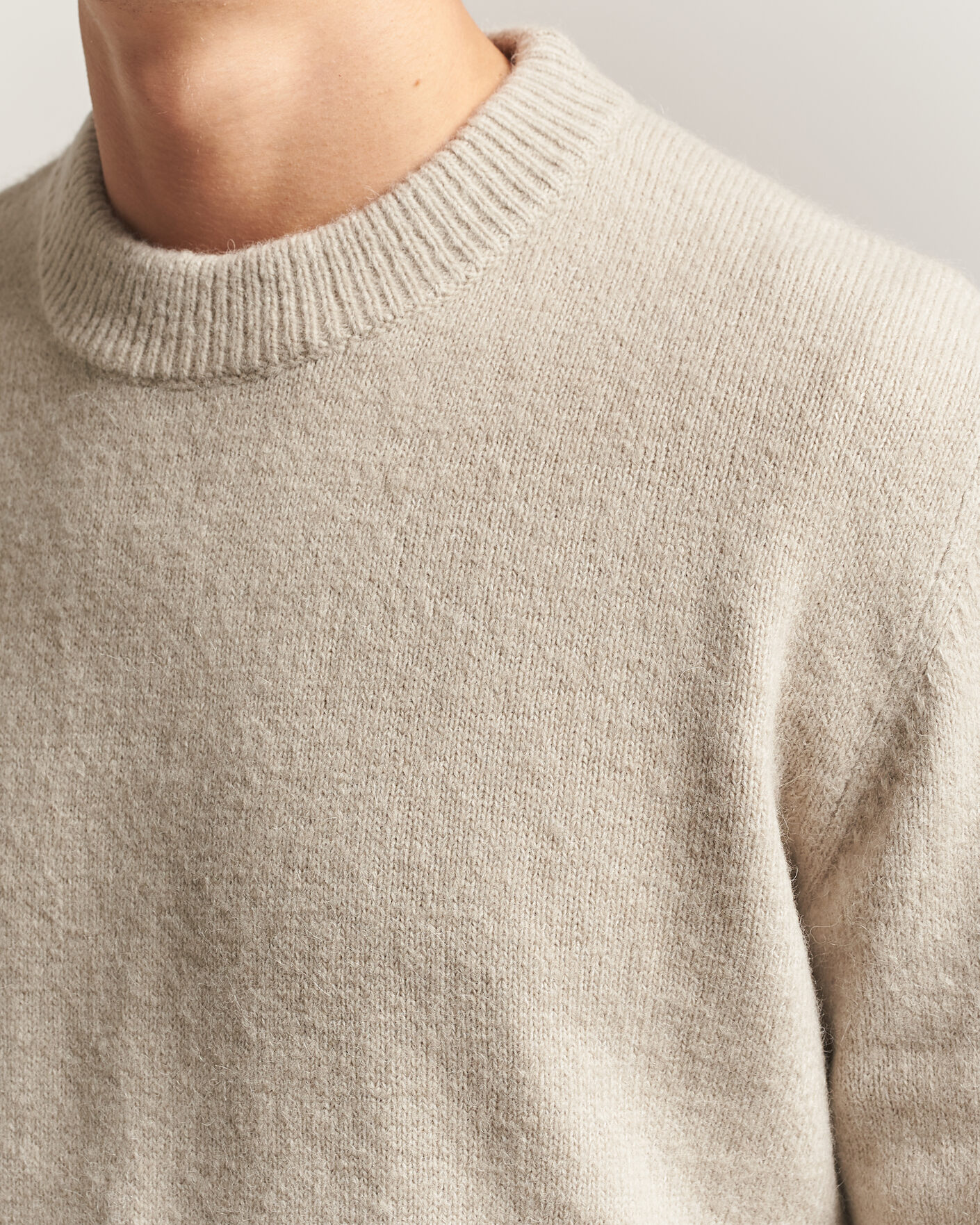 Heren | Truien | Sunflower | Moon Alpaca Sweater Pebble