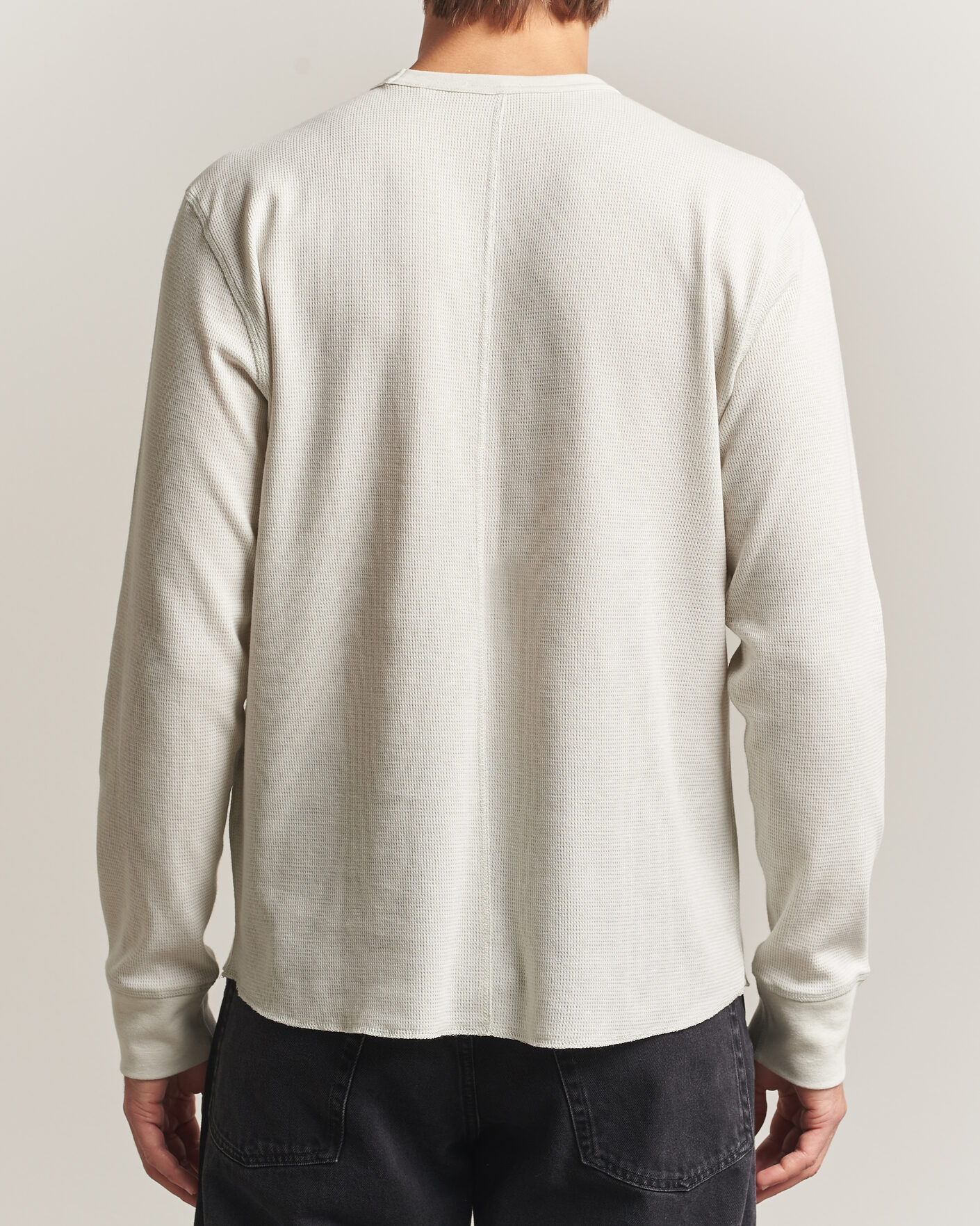 Heren | T-shirts | Sunflower | Wool Waffle Long Sleeve T-Shirt Kit White