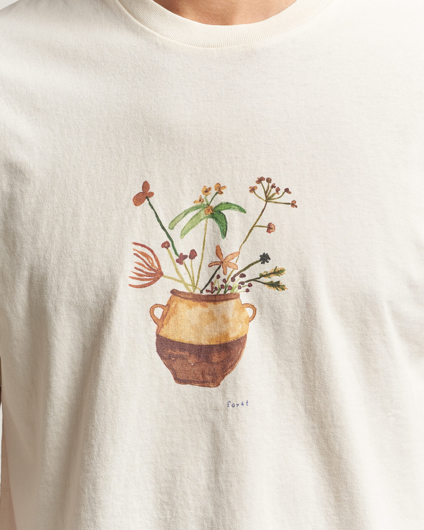 Heren | T-shirts | Forét | Vase T-Shirt Cloud