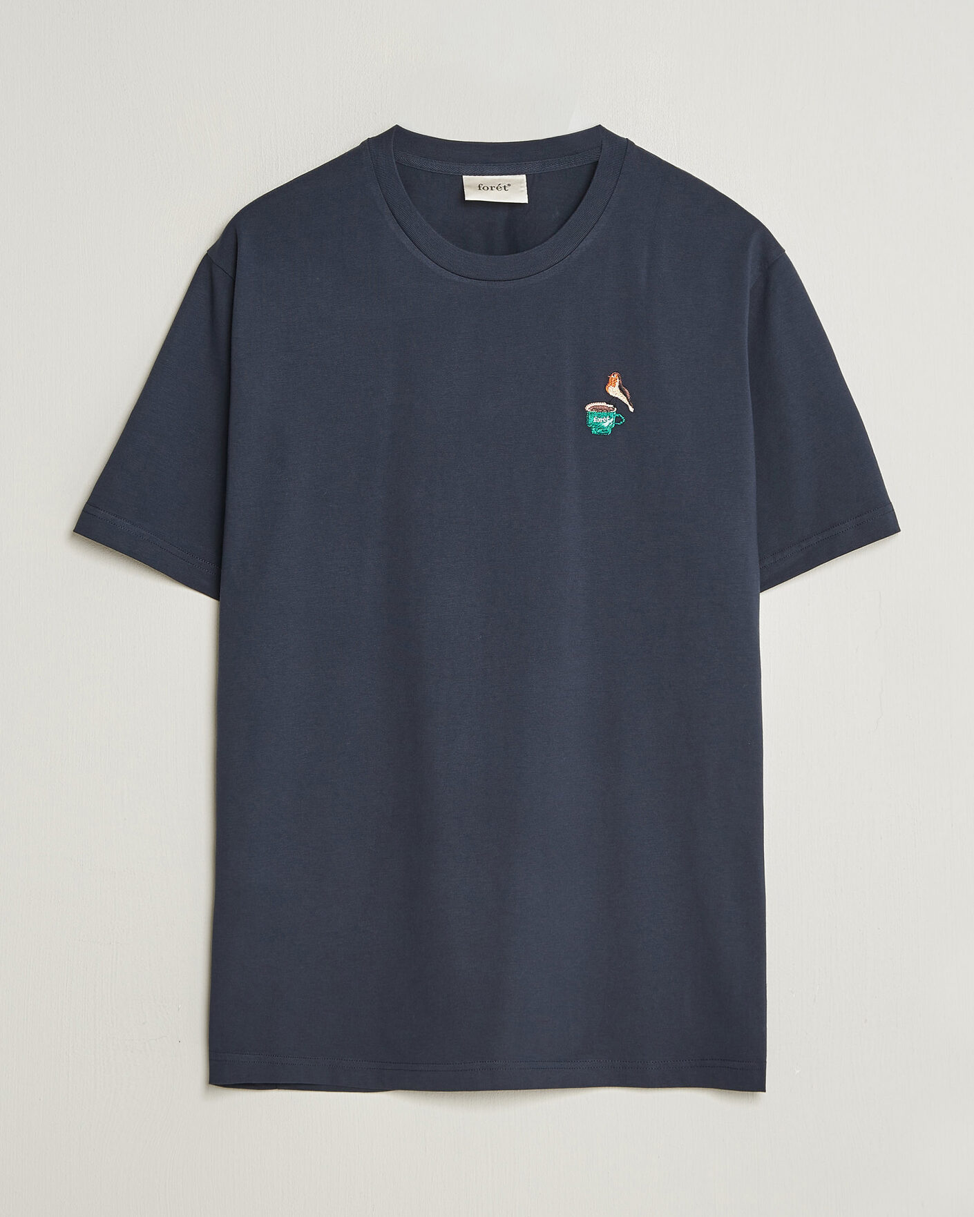 Heren | T-shirts | Forét | Rest T-Shirt Navy
