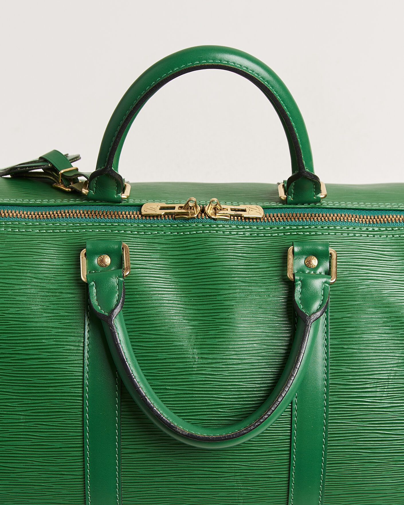 Heren | Pre-Owned & Vintage Bags | Louis Vuitton Pre-Owned | Keepall 55 Epi Leather Green