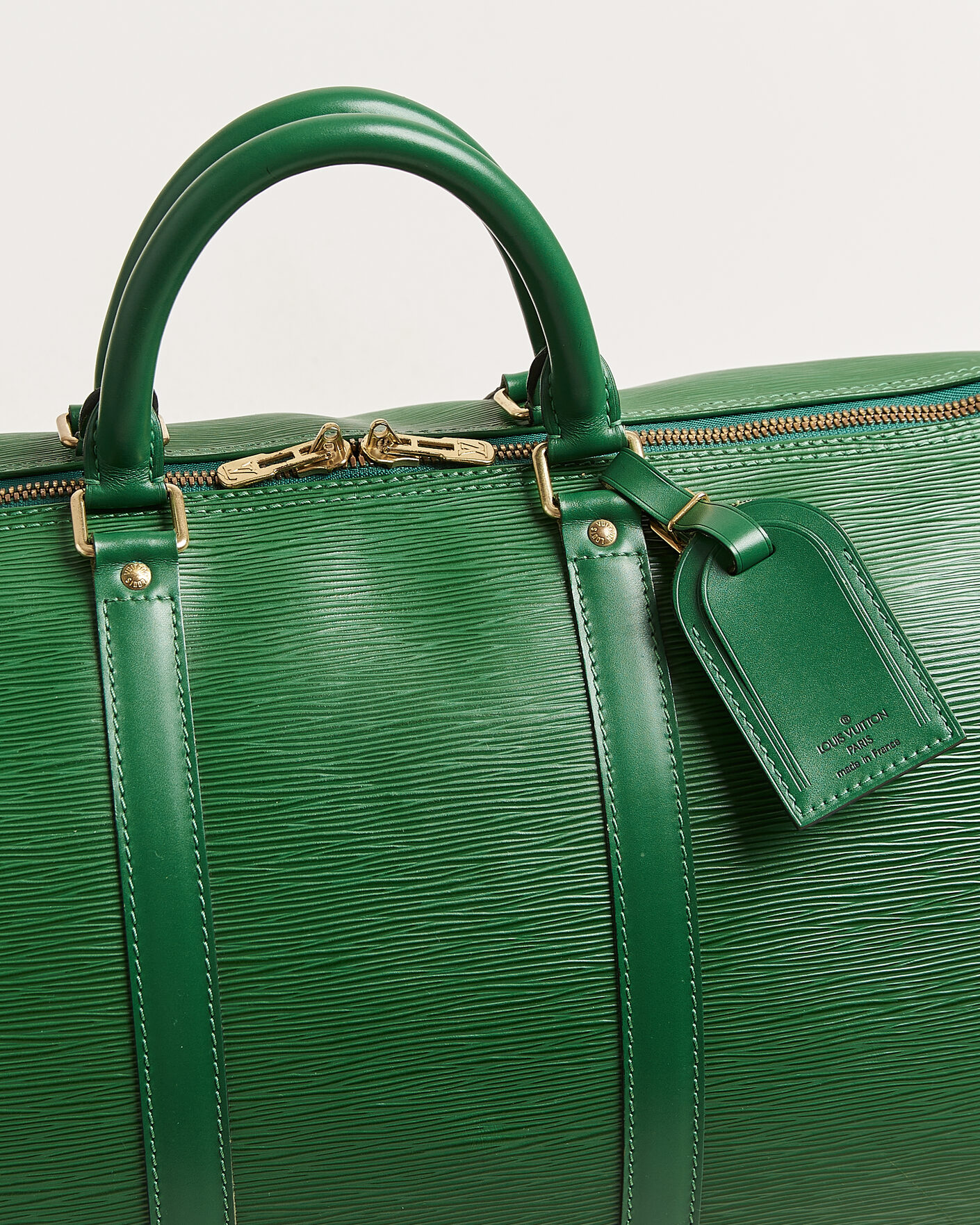 Heren | Pre-Owned & Vintage Bags | Louis Vuitton Pre-Owned | Keepall 55 Epi Leather Green