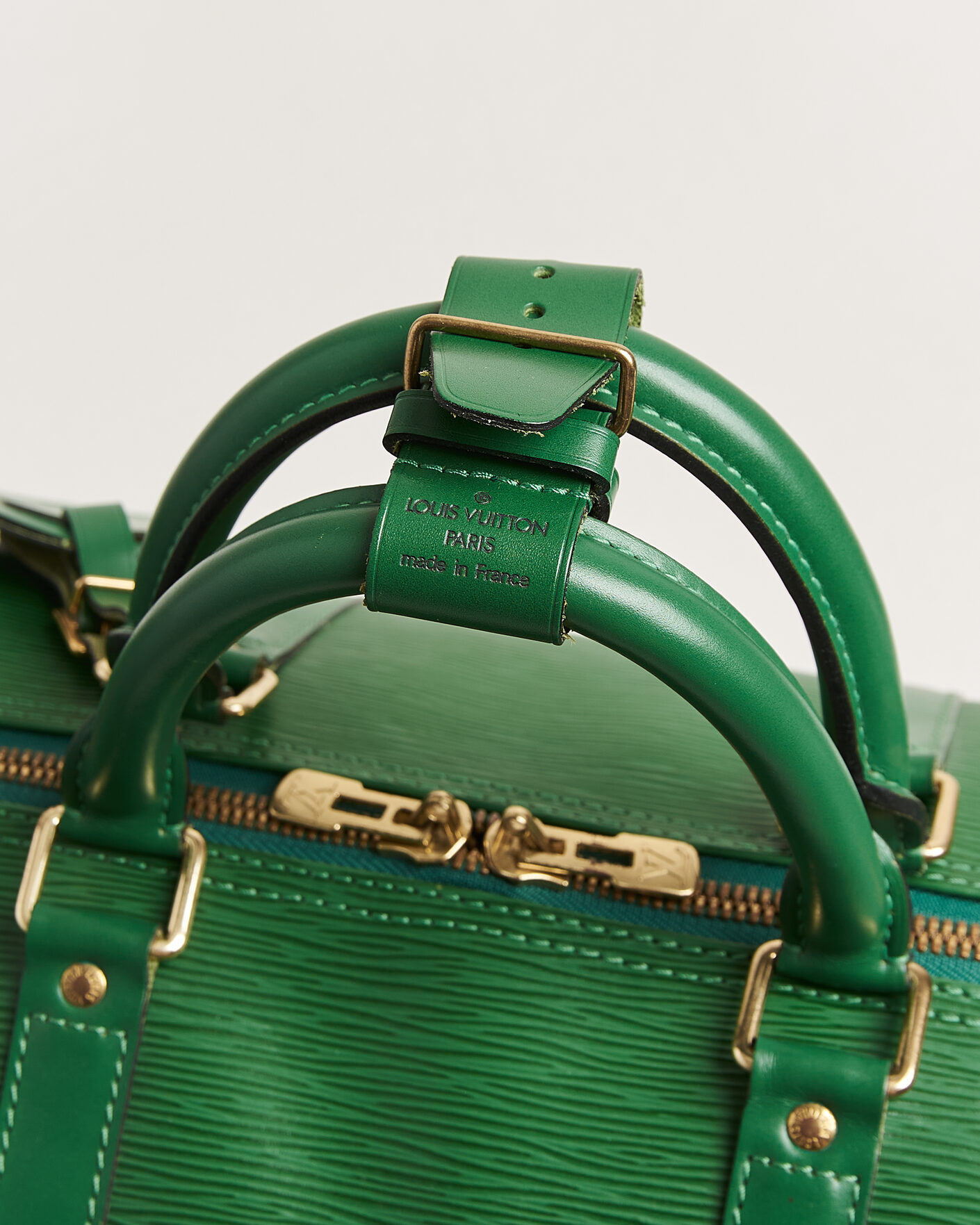 Heren | Pre-Owned & Vintage Bags | Louis Vuitton Pre-Owned | Keepall 55 Epi Leather Green