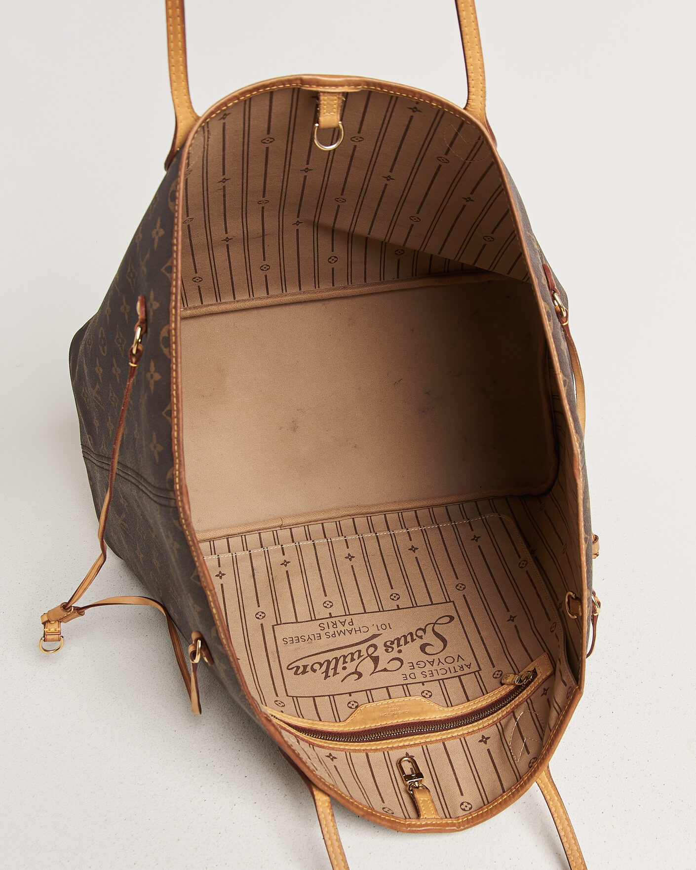 Heren | Pre-Owned & Vintage Bags | Louis Vuitton Pre-Owned | Neverfull GM Monogram
