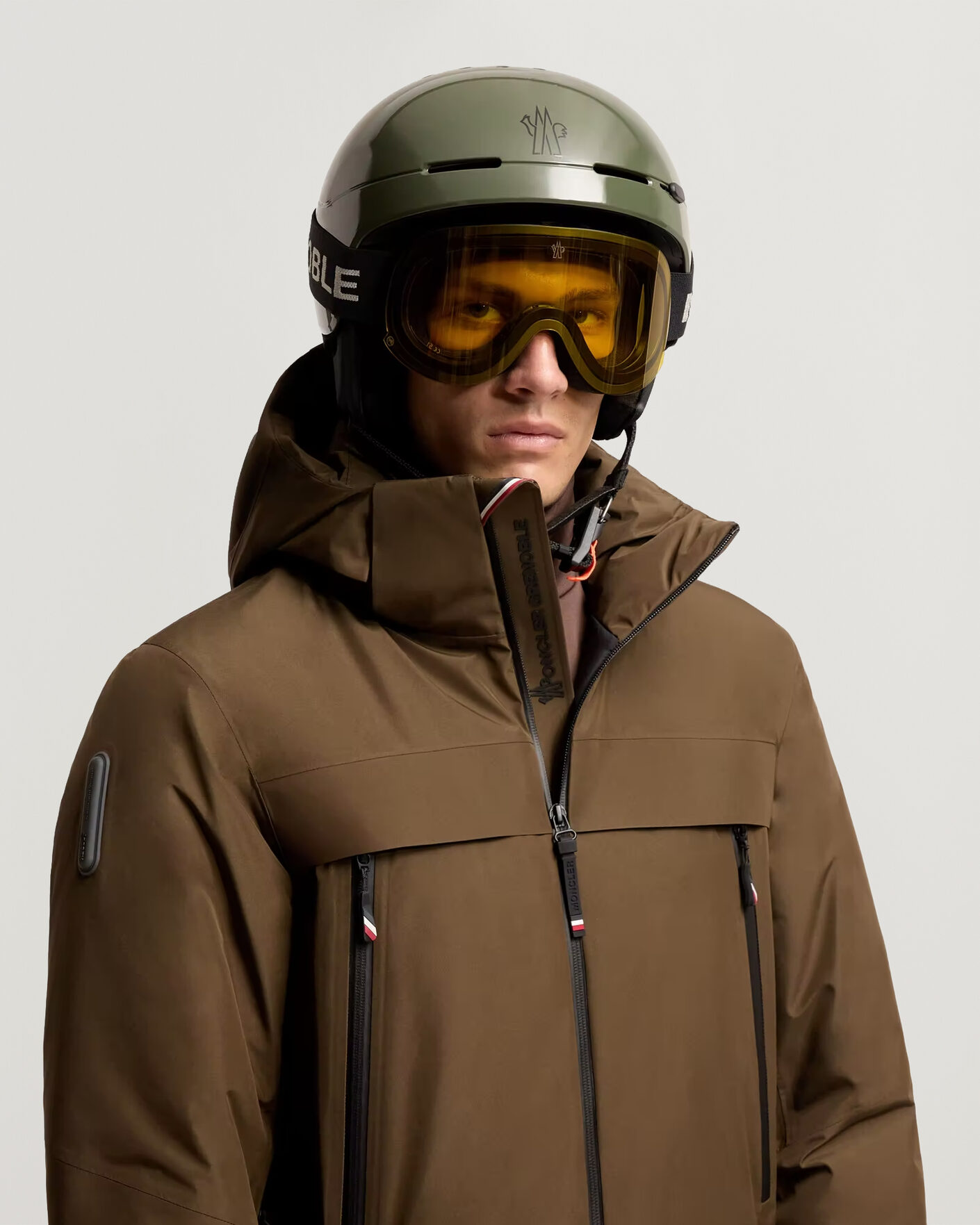Heren | Zonnebrillen | Moncler Lunettes | Snowflare Ski Googles Black/Yellow