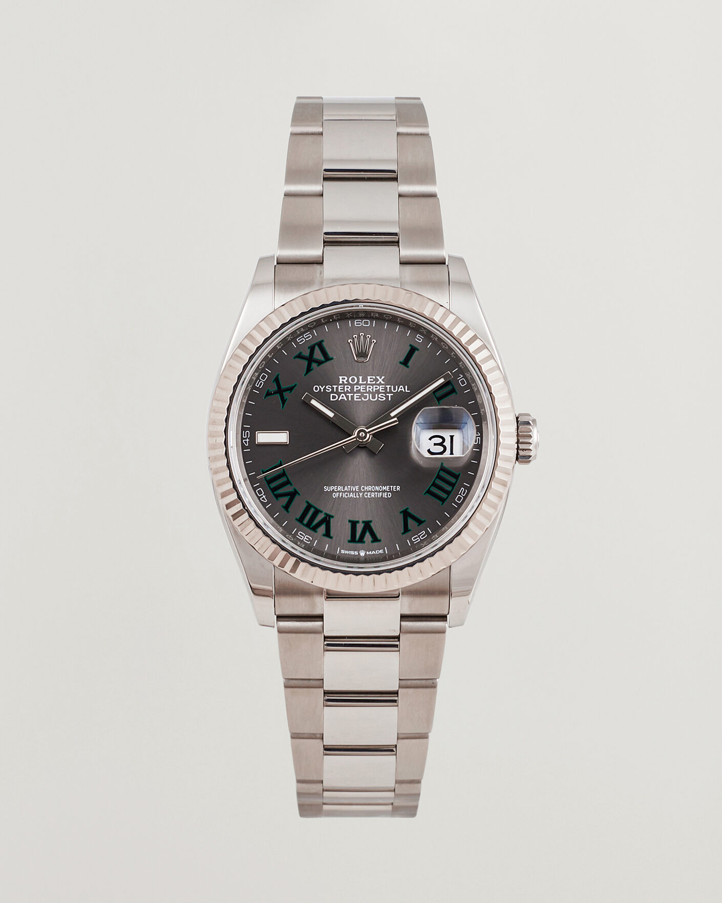 Heren | Pre-Owned & Vintage Watches | Rolex Pre-Owned | Datejust Wimbledon 