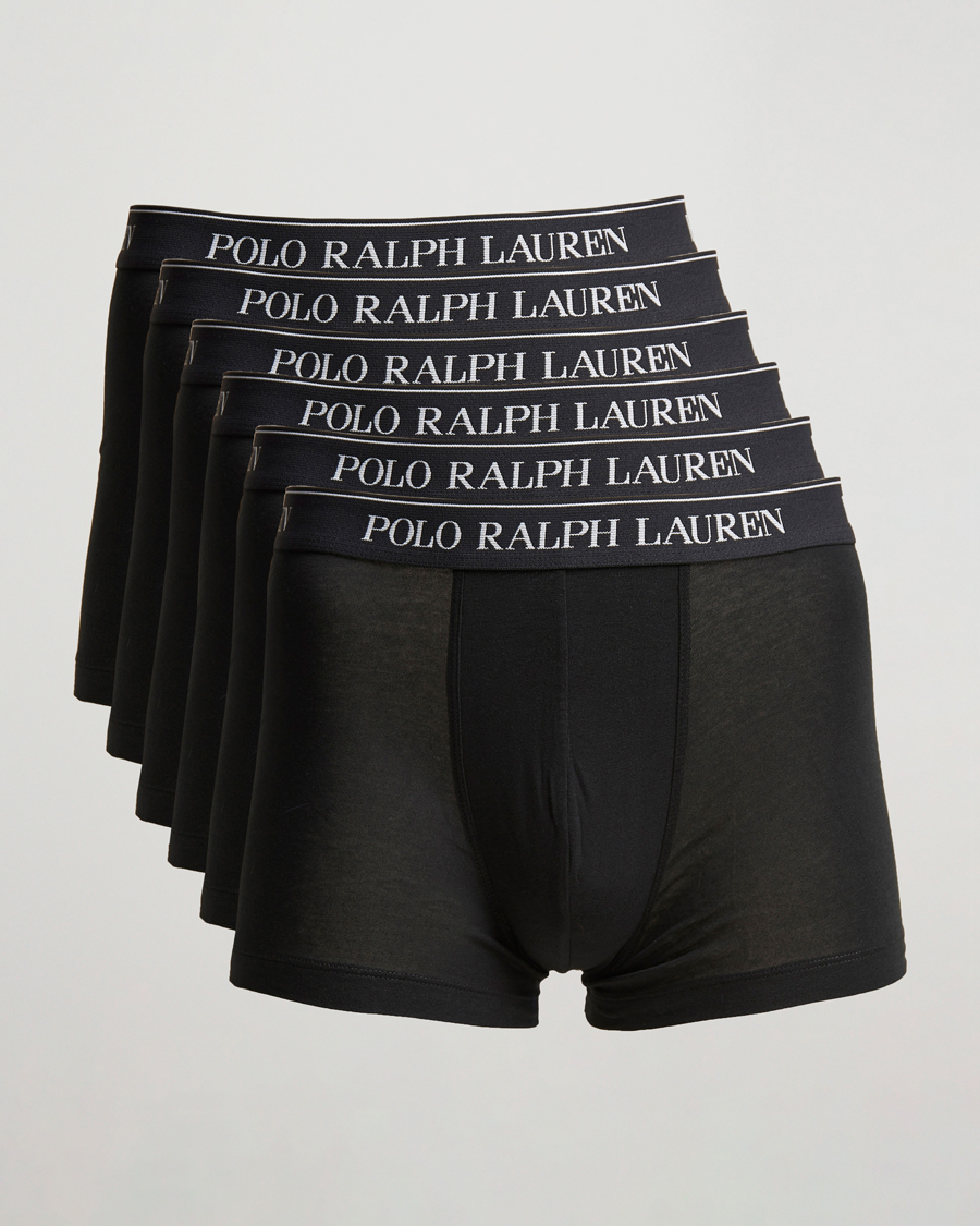 Heren | Ondergoed | Polo Ralph Lauren | 6-Pack Trunk Black