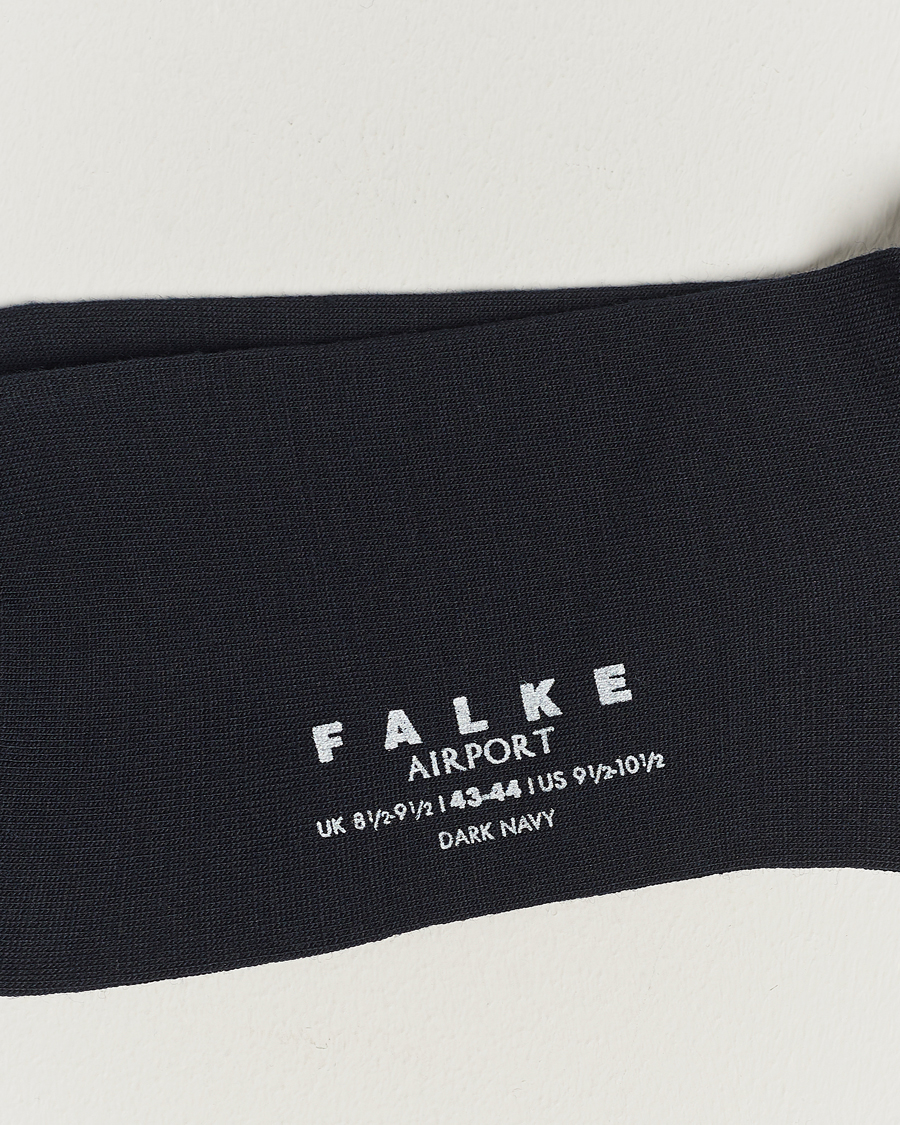 Heren |  | Falke | 3-Pack Airport Socks Dark Navy/Black/Anthracite