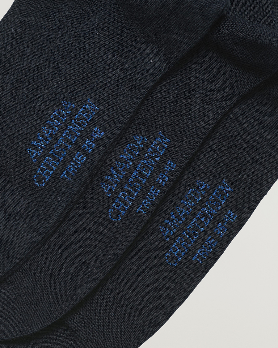 Heren | Ondergoed | Amanda Christensen | 9-Pack True Cotton Socks Dark Navy