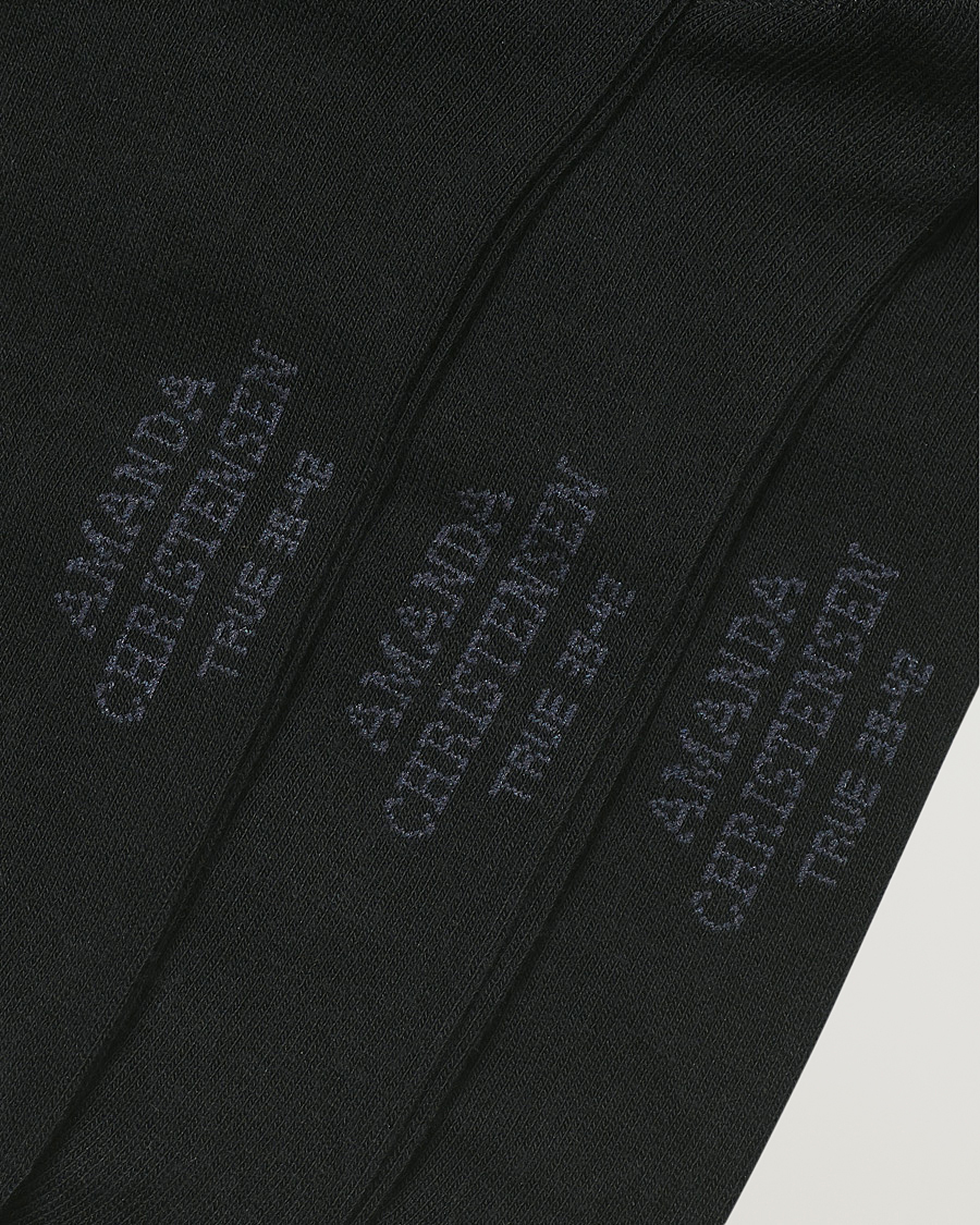 Heren | Ondergoed | Amanda Christensen | 12-Pack True Cotton Socks Black