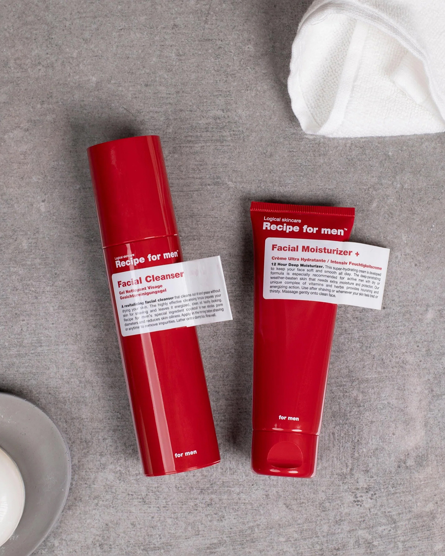 Heren | Huidverzorging | Recipe for men | Daily Routine Kit for Dry Skin