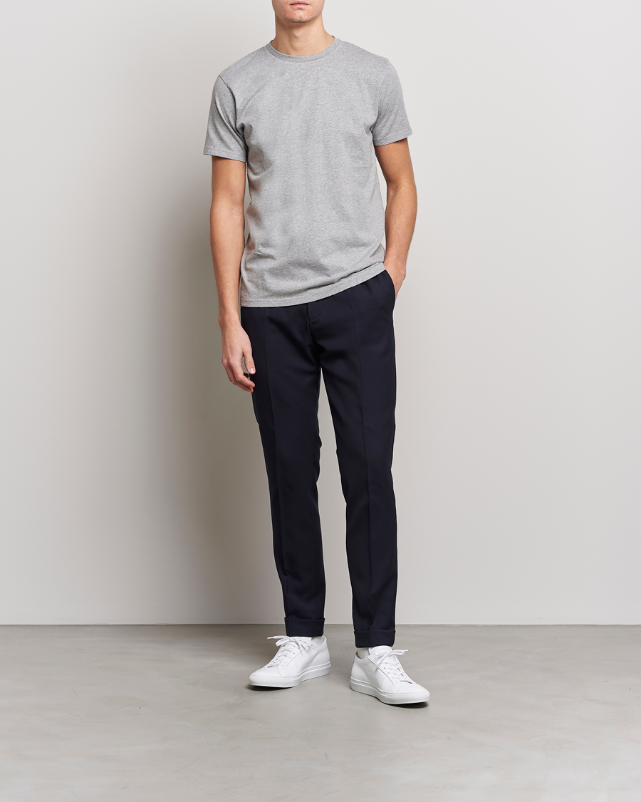 Heren | T-shirts | Colorful Standard | 3-Pack Classic Organic T-Shirt Optical White/Heather Grey/Deep Black