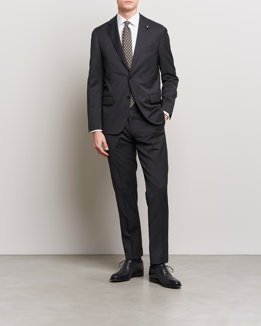 Men | Suits | Lardini | Wool Suit Grey