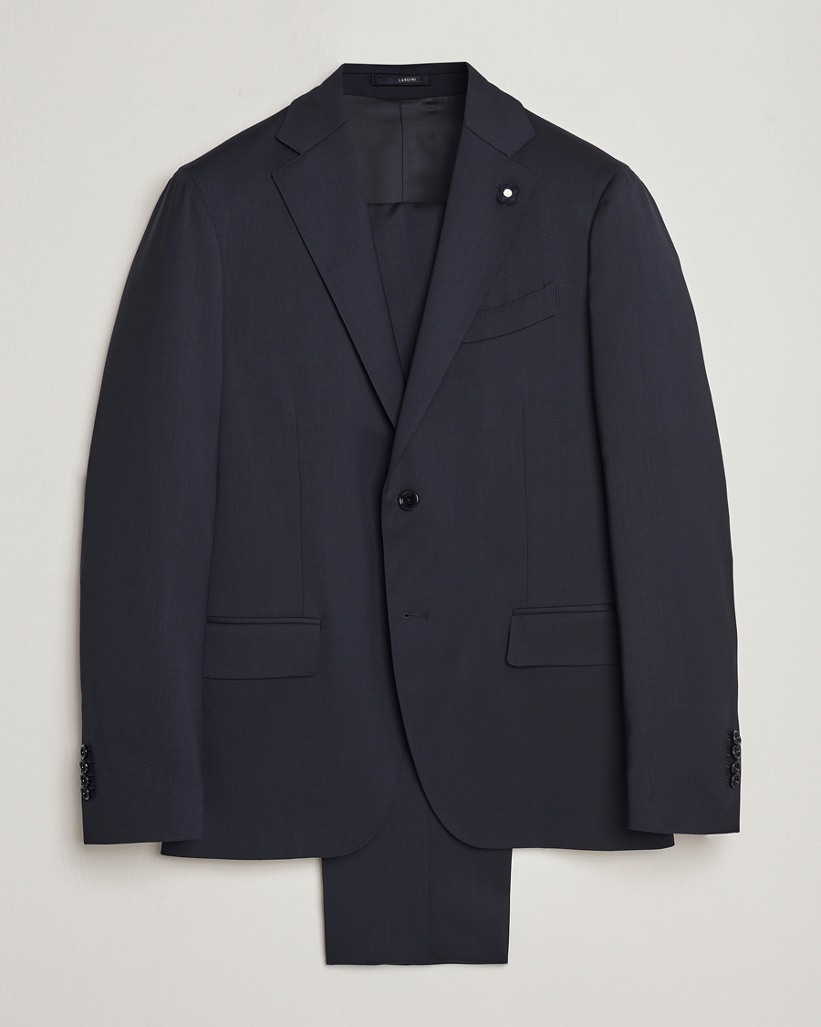 Heren | Pakken | Lardini | Wool Suit Navy