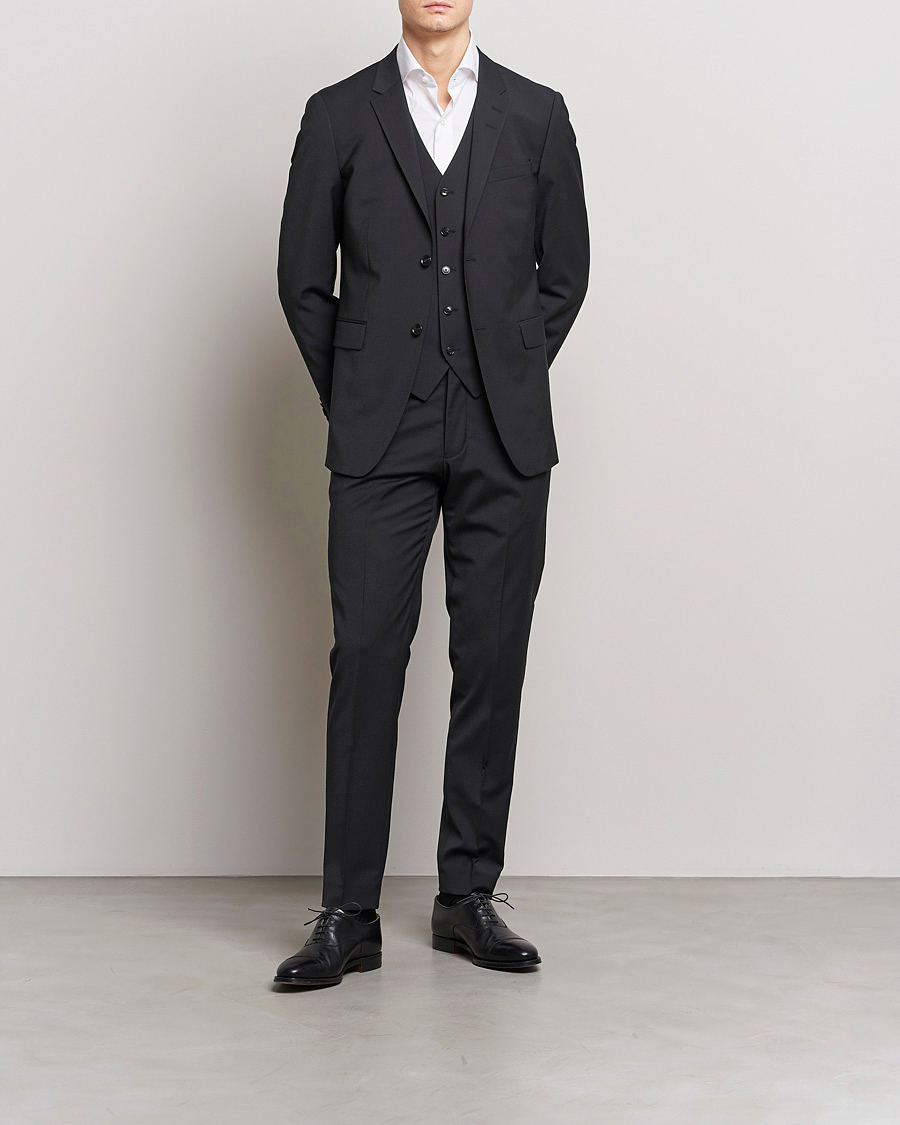 Heren | Pakken | Tiger of Sweden | Jerretts Wool Travel Suit Black